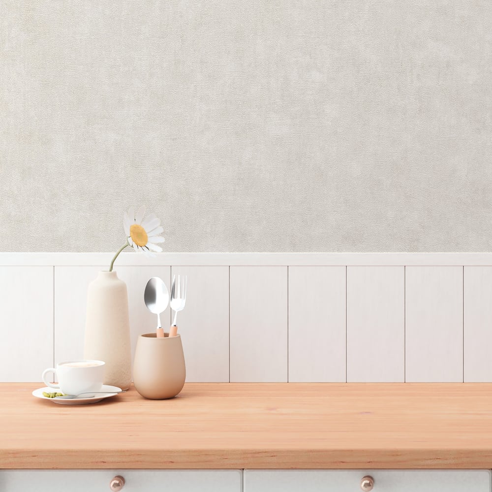 Industrial Wash Motif Wallpaper in Beige color - pattern number GG82115 - by Galerie in the Hygge Home collection