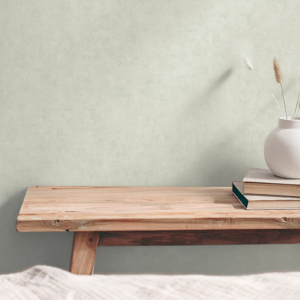 Industrial Wash Motif Wallpaper in Green color - pattern number GG82116 - by Galerie in the Hygge Home collection