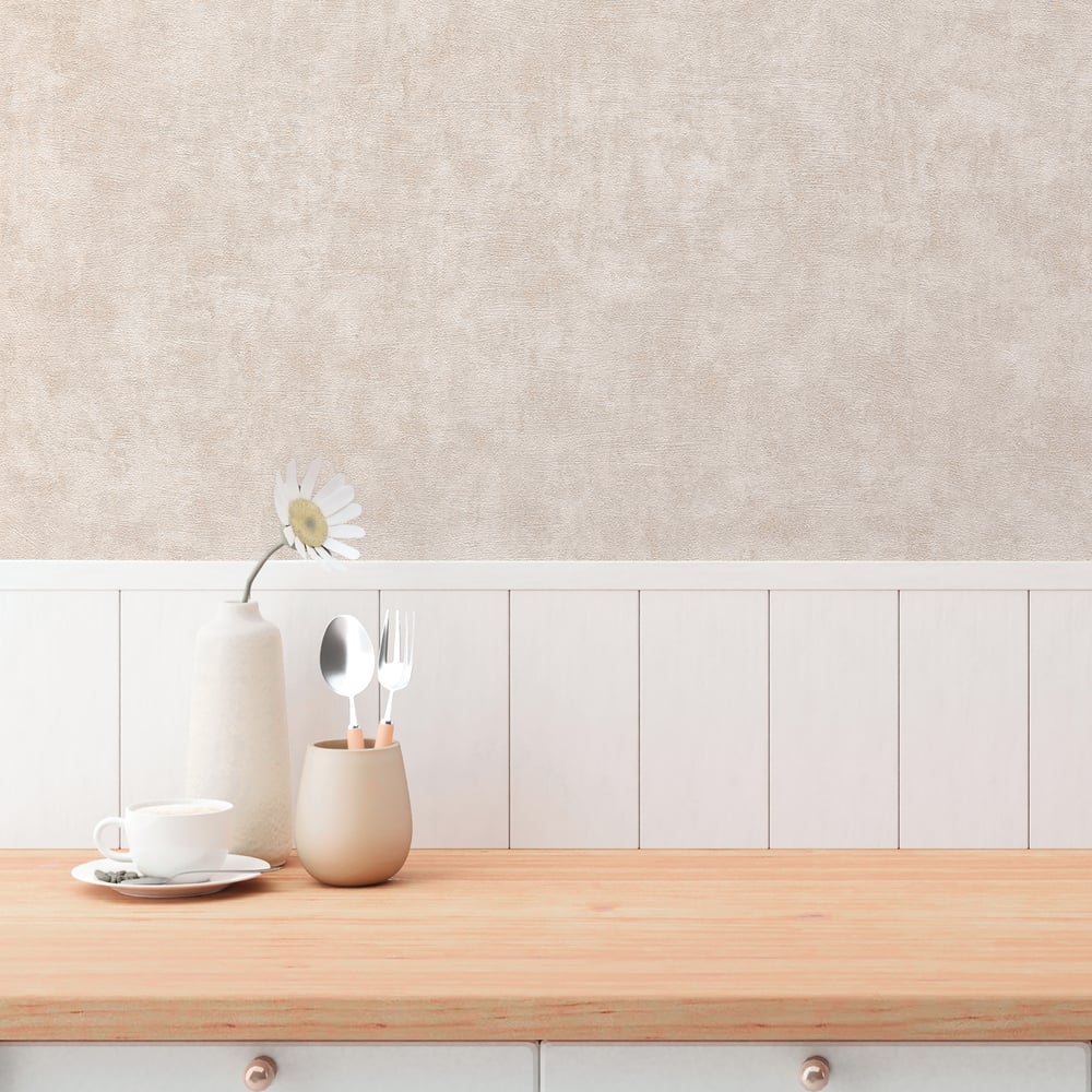 Industrial Wash Motif Wallpaper in Pink color - pattern number GG82117 - by Galerie in the Hygge Home collection