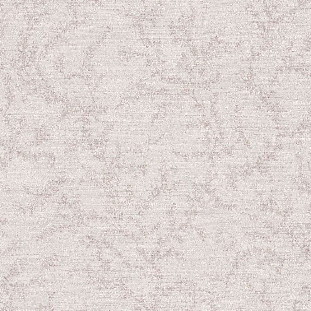 Trailing Vines Motif Wallpaper in Beige color - pattern number GG82120 - by Galerie in the Hygge Home collection