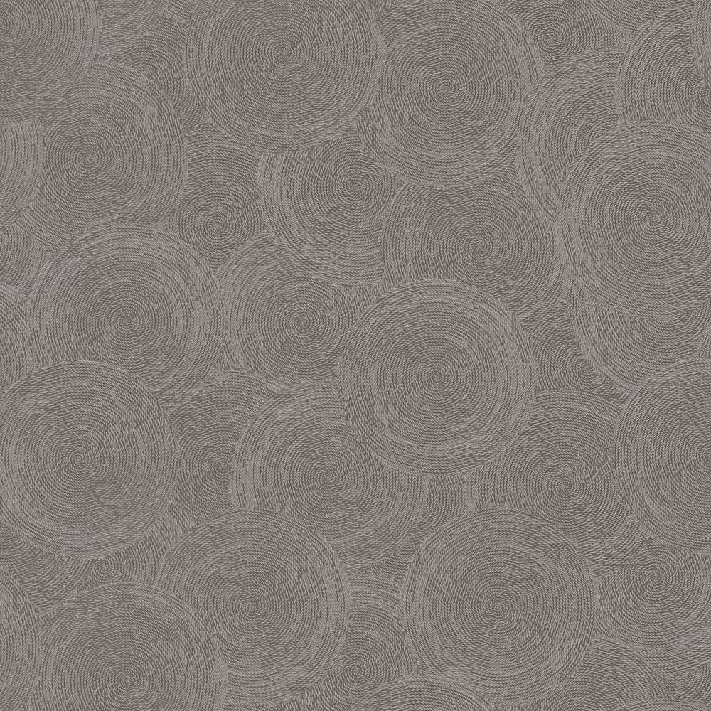 Stone Circles Motif Wallpaper in Bronze Brown color - pattern number GG82131 - by Galerie in the Hygge Home collection