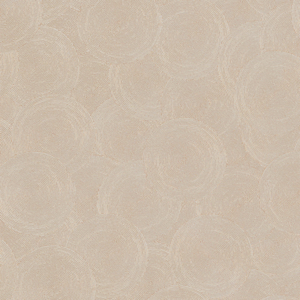 Stone Circles Motif Wallpaper in Bronze Brown color - pattern number GG82133 - by Galerie in the Hygge Home collection