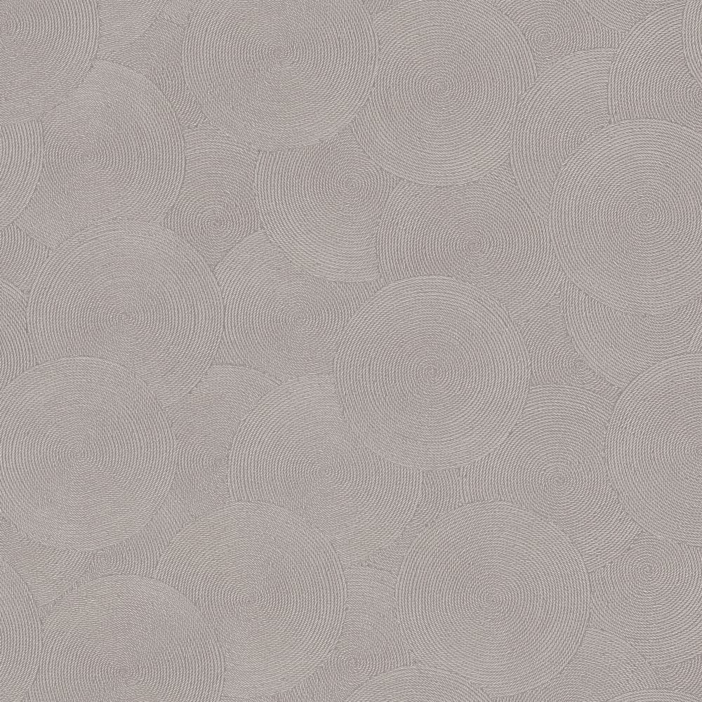 Stone Circles Motif Wallpaper in Bronze Brown color - pattern number GG82134 - by Galerie in the Hygge Home collection