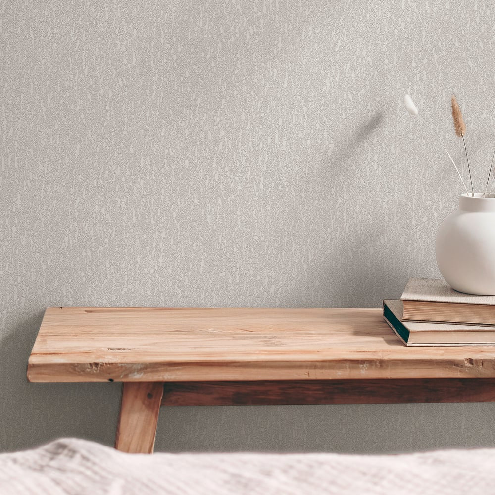 Soft Plaster Motif Wallpaper in Beige color - pattern number GG82145 - by Galerie in the Hygge Home collection