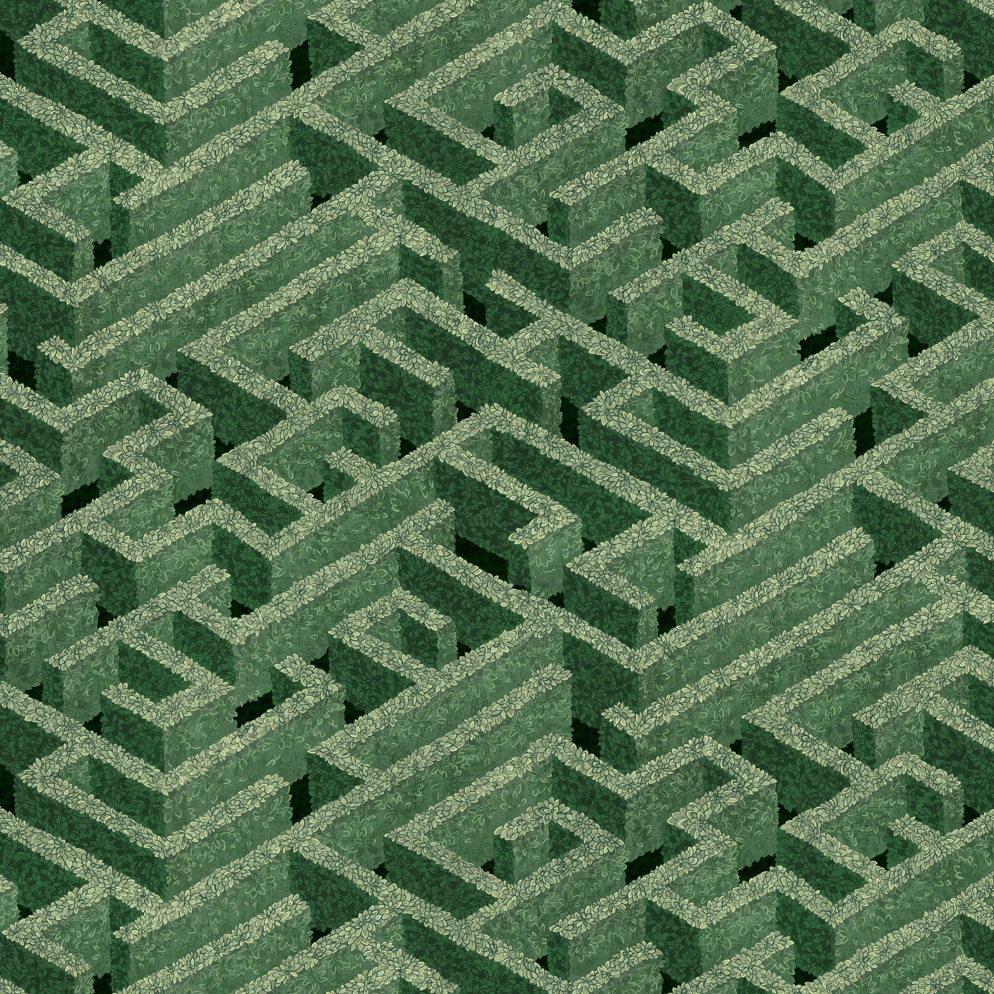 Labyrinth Wallpaper in green color - pattern number JMW1007.11.0 - by Kravet in the Josephine Munsey Portfolio I collection