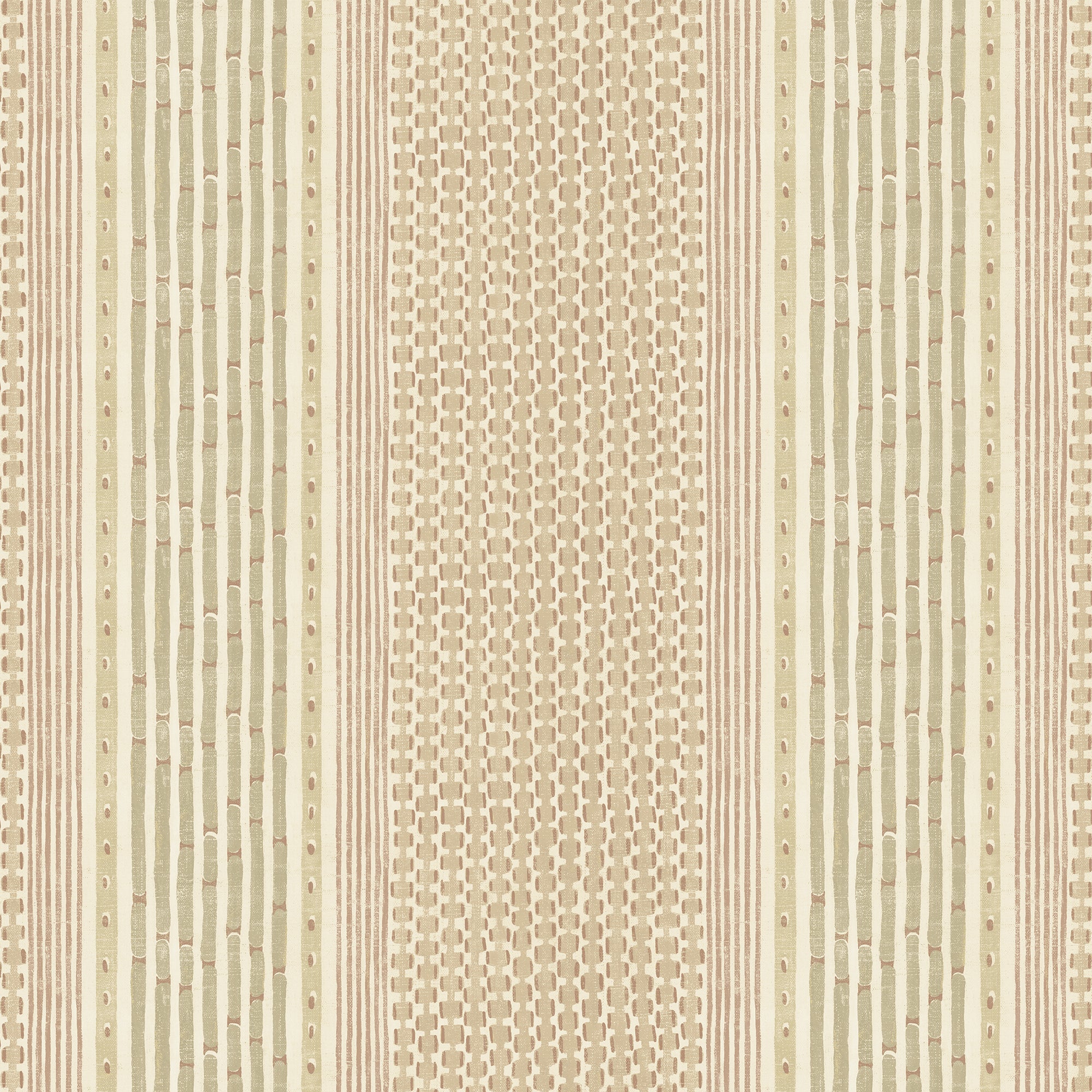 Rita Stripe Wallpaper in blush and soft olive color - pattern number JMW1042.21.0 - by Kravet in the Josephine Munsey Juniper collection