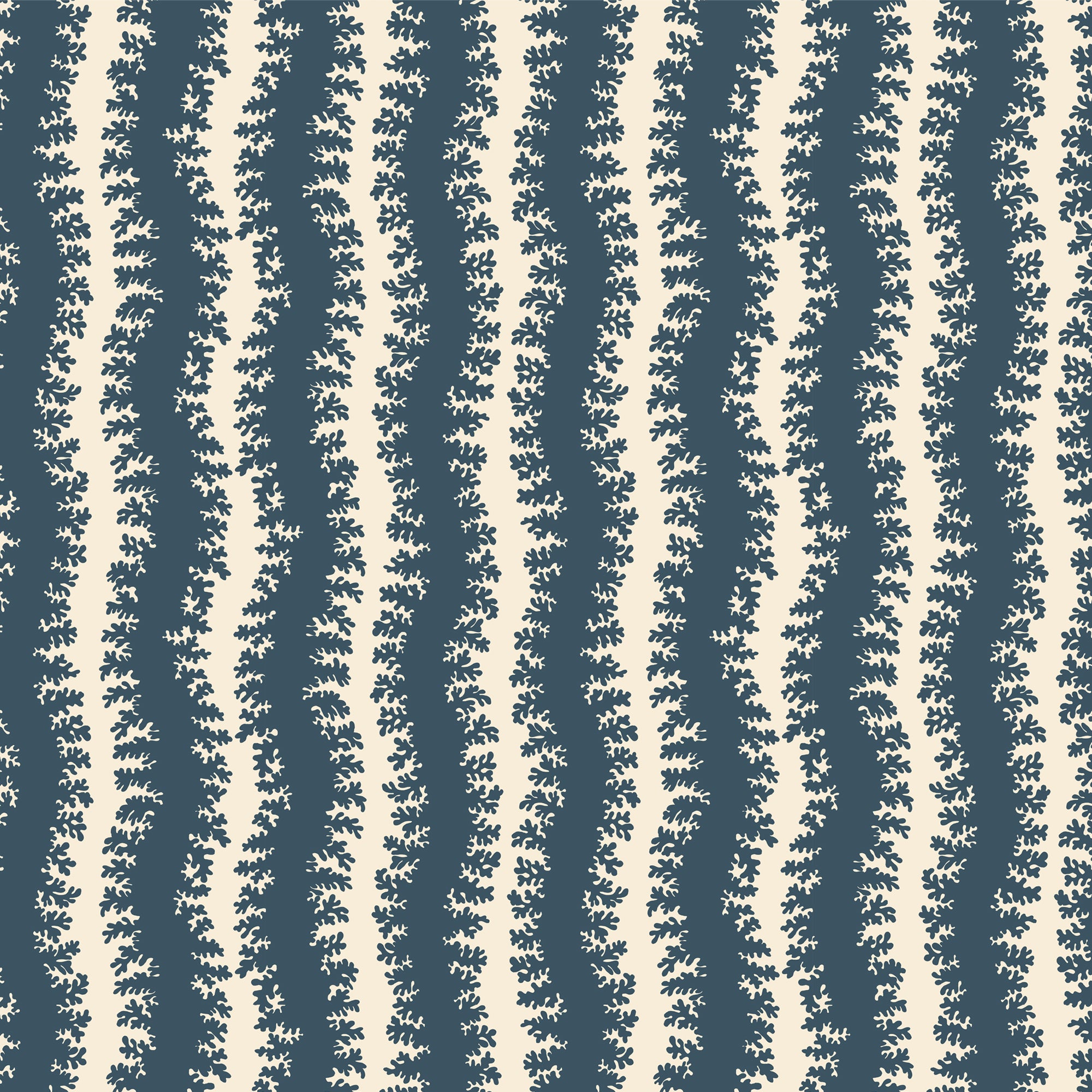 Elkhorn Stripe Wallpaper in beakster blue and clarke white color - pattern number JMWRELK.01.0 - by Kravet in the Josephine Munsey Roll collection