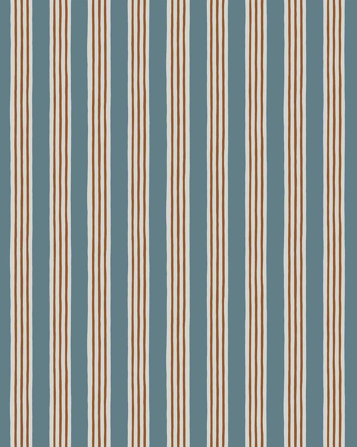 Kemble Stripe Wallpaper in dinky, little ponds and dew color - pattern number JMWRKEM.02.0 - by Kravet in the Josephine Munsey Roll II collection
