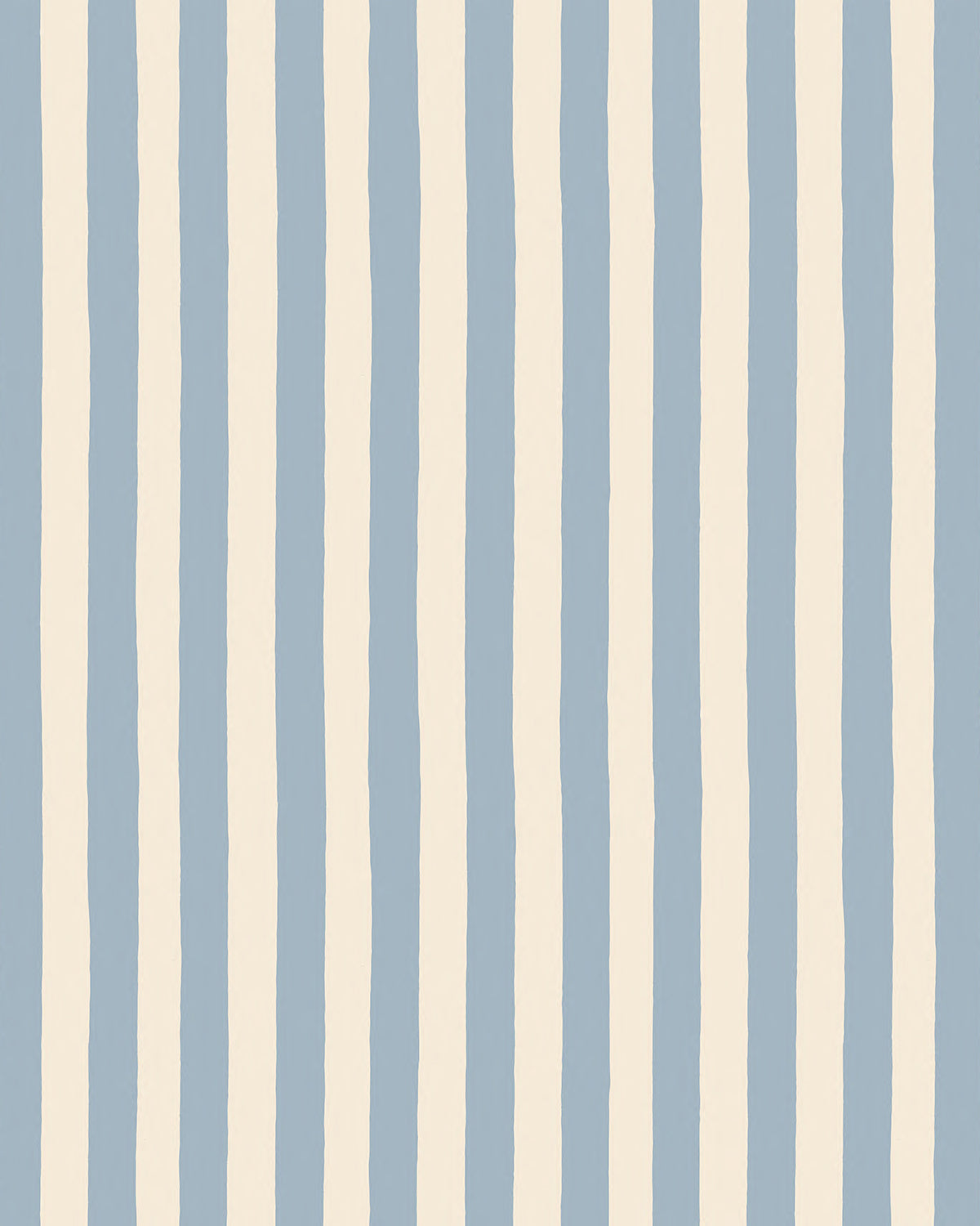 Medium Hand Painted Stripe Wallpaper in beryl and colethrop cream color - pattern number JMWRMHP.02.0 - by Kravet in the Josephine Munsey Roll II collection