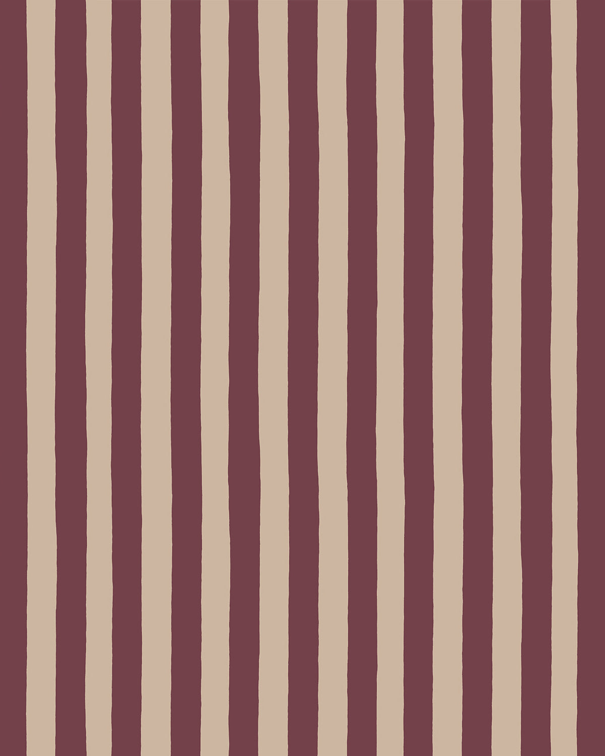 Medium Hand Painted Stripe Wallpaper in southern light and parsnip color - pattern number JMWRMHP.04.0 - by Kravet in the Josephine Munsey Roll II collection