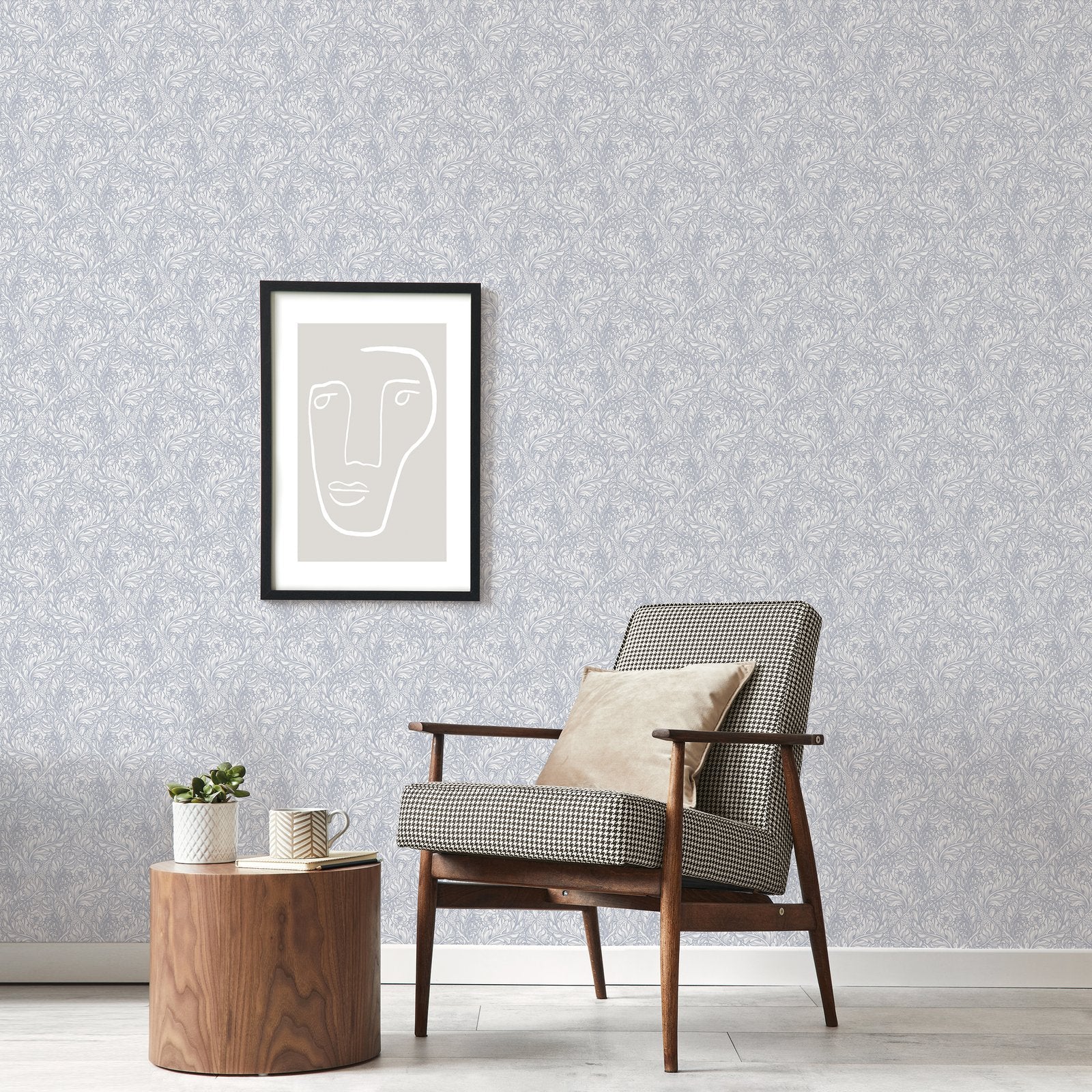 Rambleicious wallpaper in blue color - pattern number LB25101 - by Galerie in the Off The Wall collection