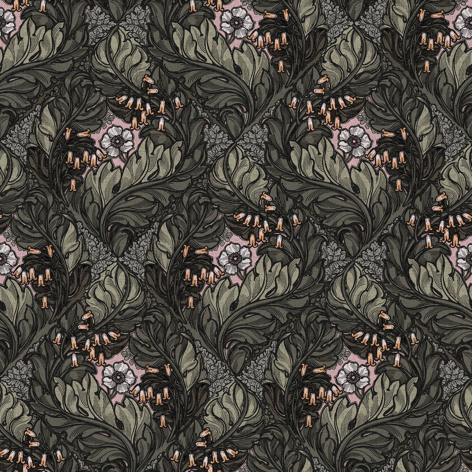 Rambleicious wallpaper in green color - pattern number LB25108 - by Galerie in the Off The Wall collection