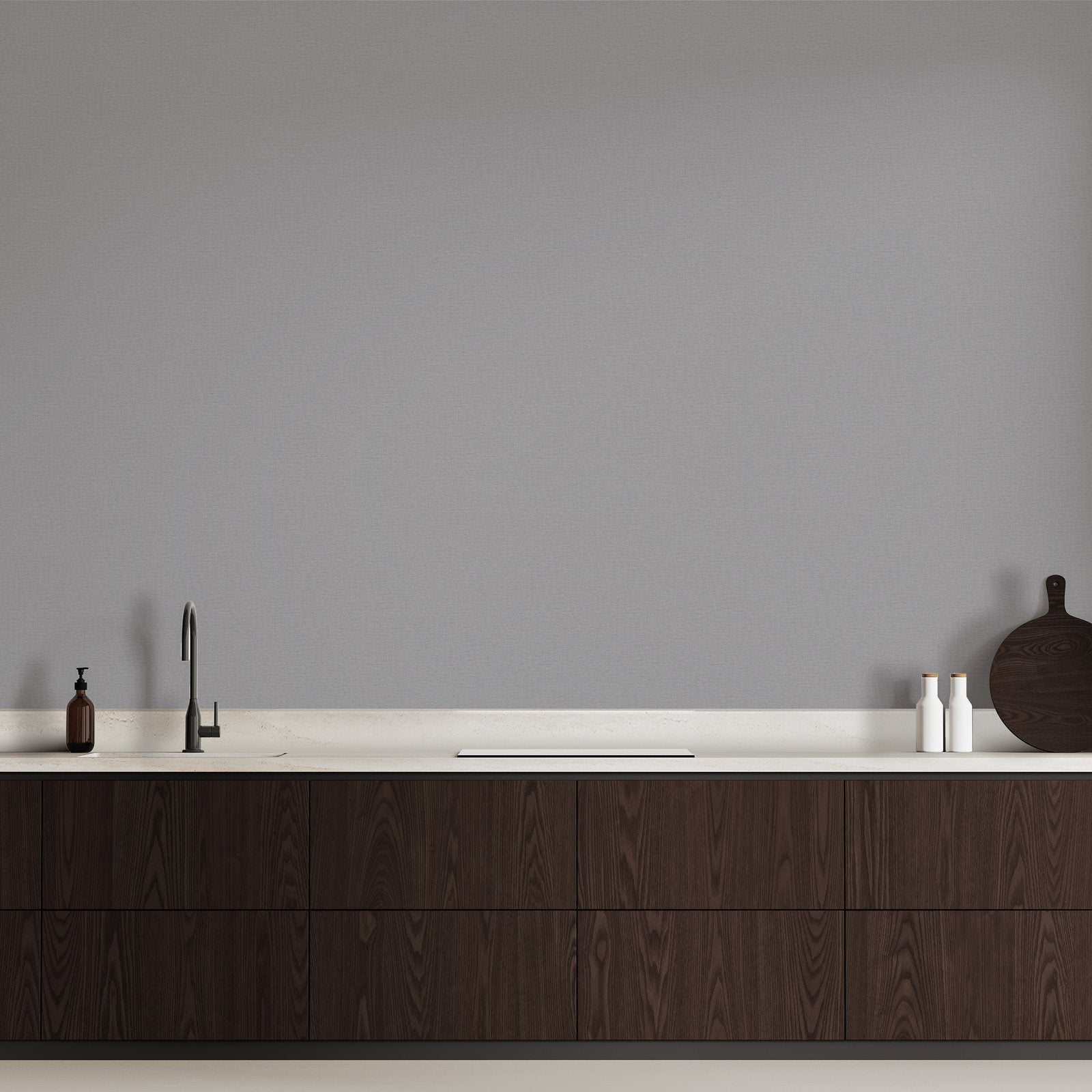 Nuance Plain Texture wallpaper in silver grey color - pattern number LB25121 - by Galerie in the Off The Wall collection