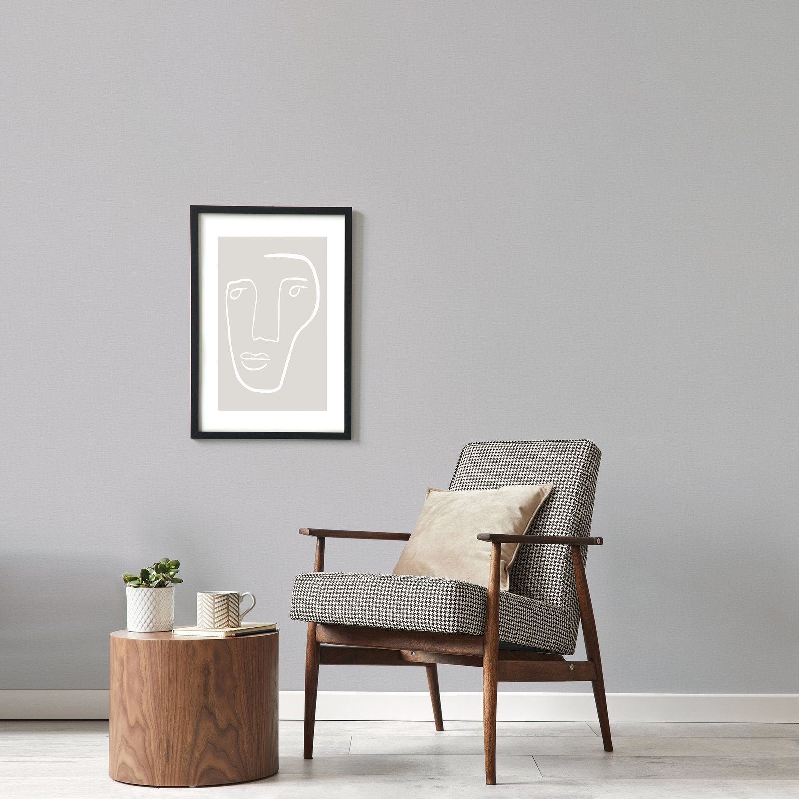 Nuance Plain Texture wallpaper in silver grey color - pattern number LB25124 - by Galerie in the Off The Wall collection