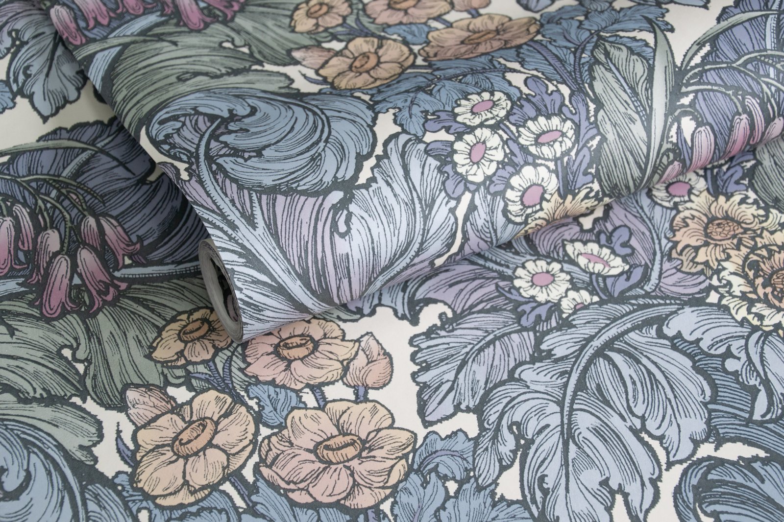 Hedgerovia wallpaper in blue color - pattern number LB25135 - by Galerie in the Off The Wall collection