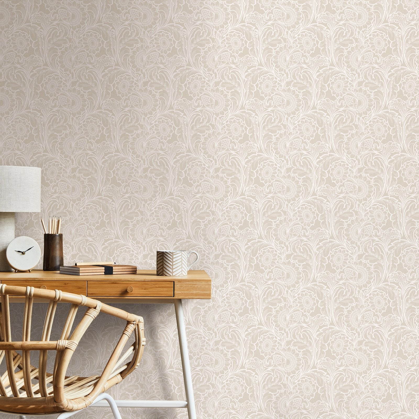 Sunnyside Up wallpaper in beige color - pattern number LB25151 - by Galerie in the Off The Wall collection