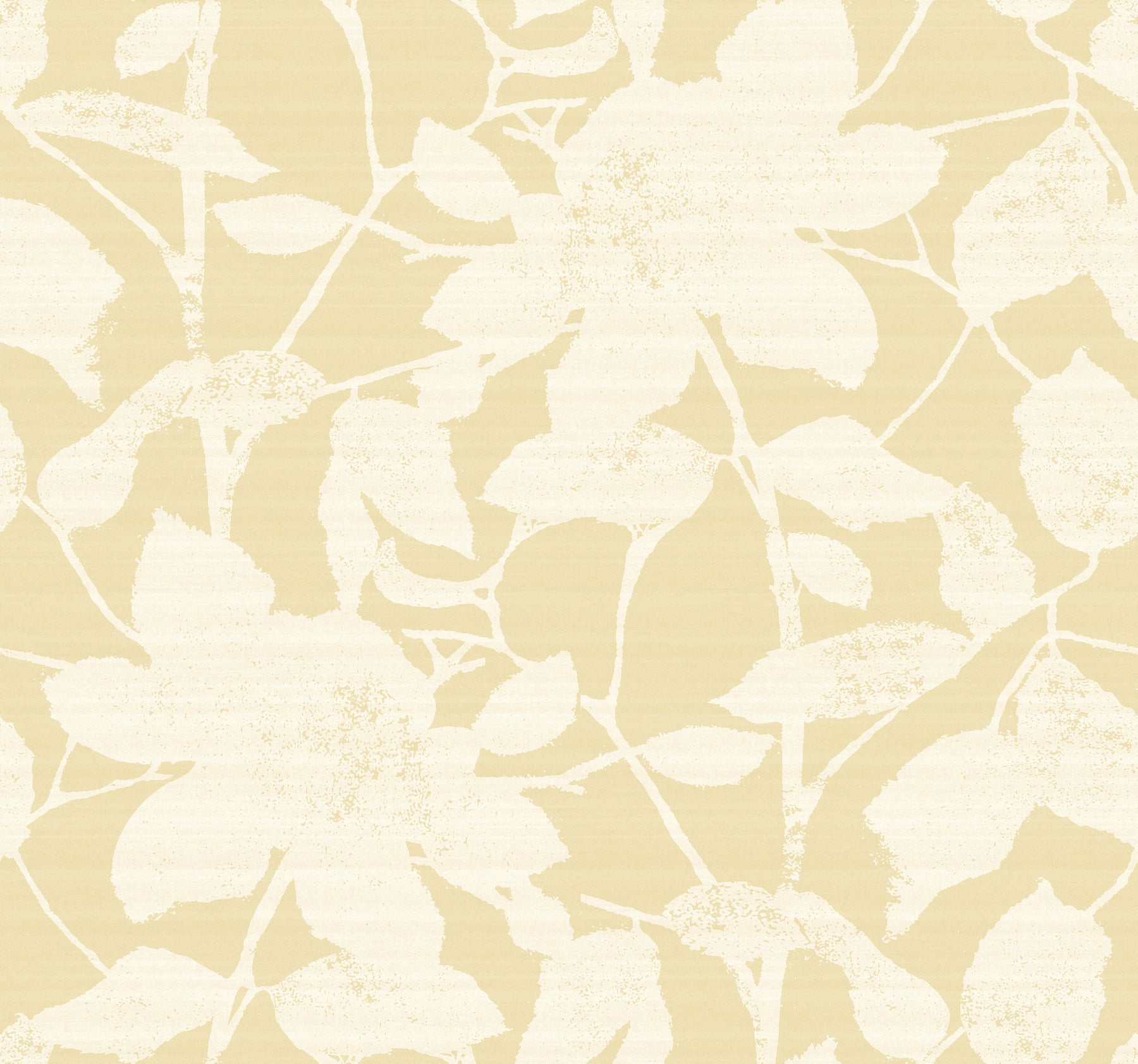 Solange wallpaper in butter color - pattern number LL3215 - by Antonina Vella in the Layered Luxe collection