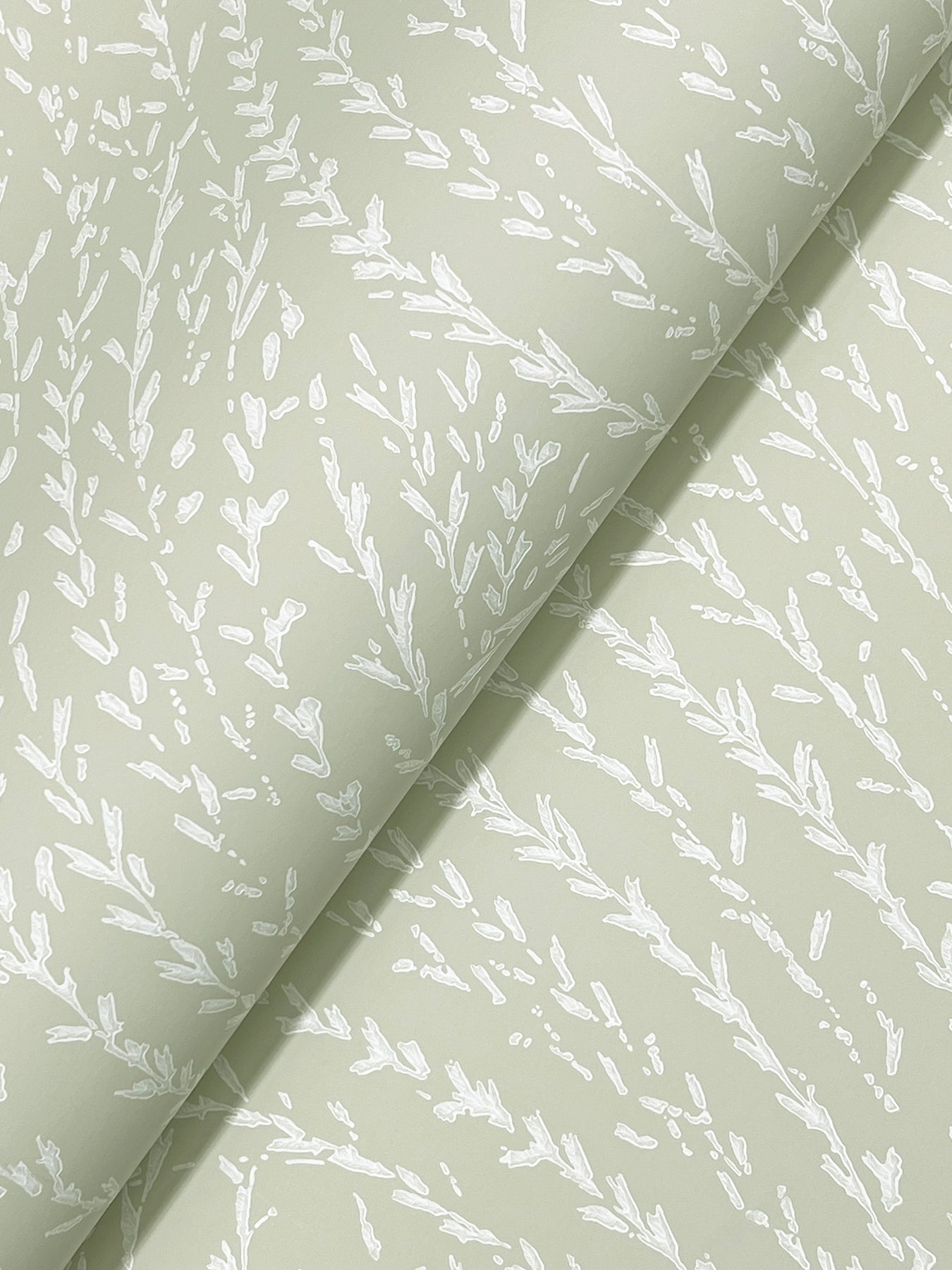 Willow Song wallpaper in sage color - pattern number LL3221 - by Antonina Vella in the Layered Luxe collection