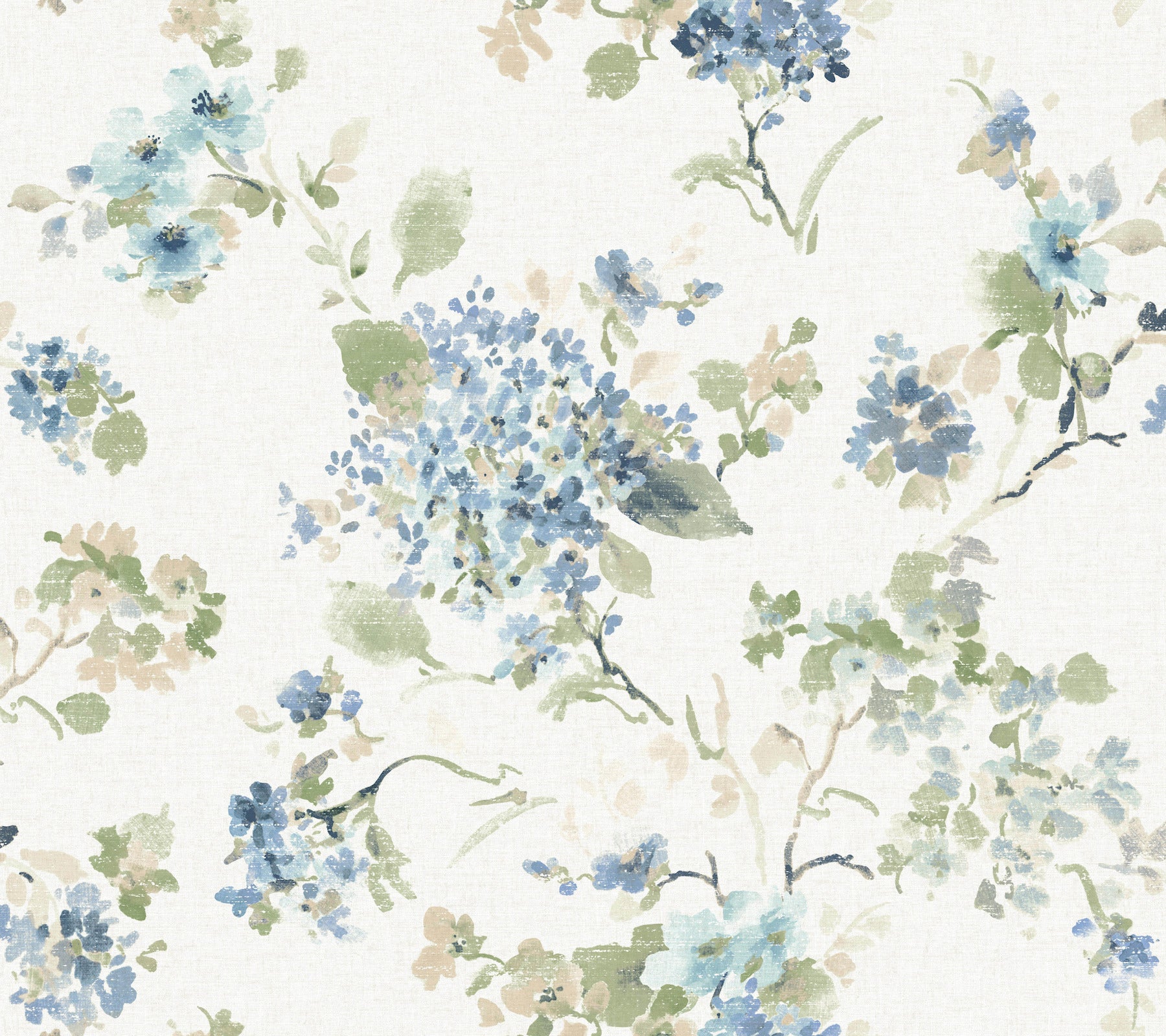 Veiled Garden wallpaper in sky blue color - pattern number LL3229 - by Antonina Vella in the Layered Luxe collection