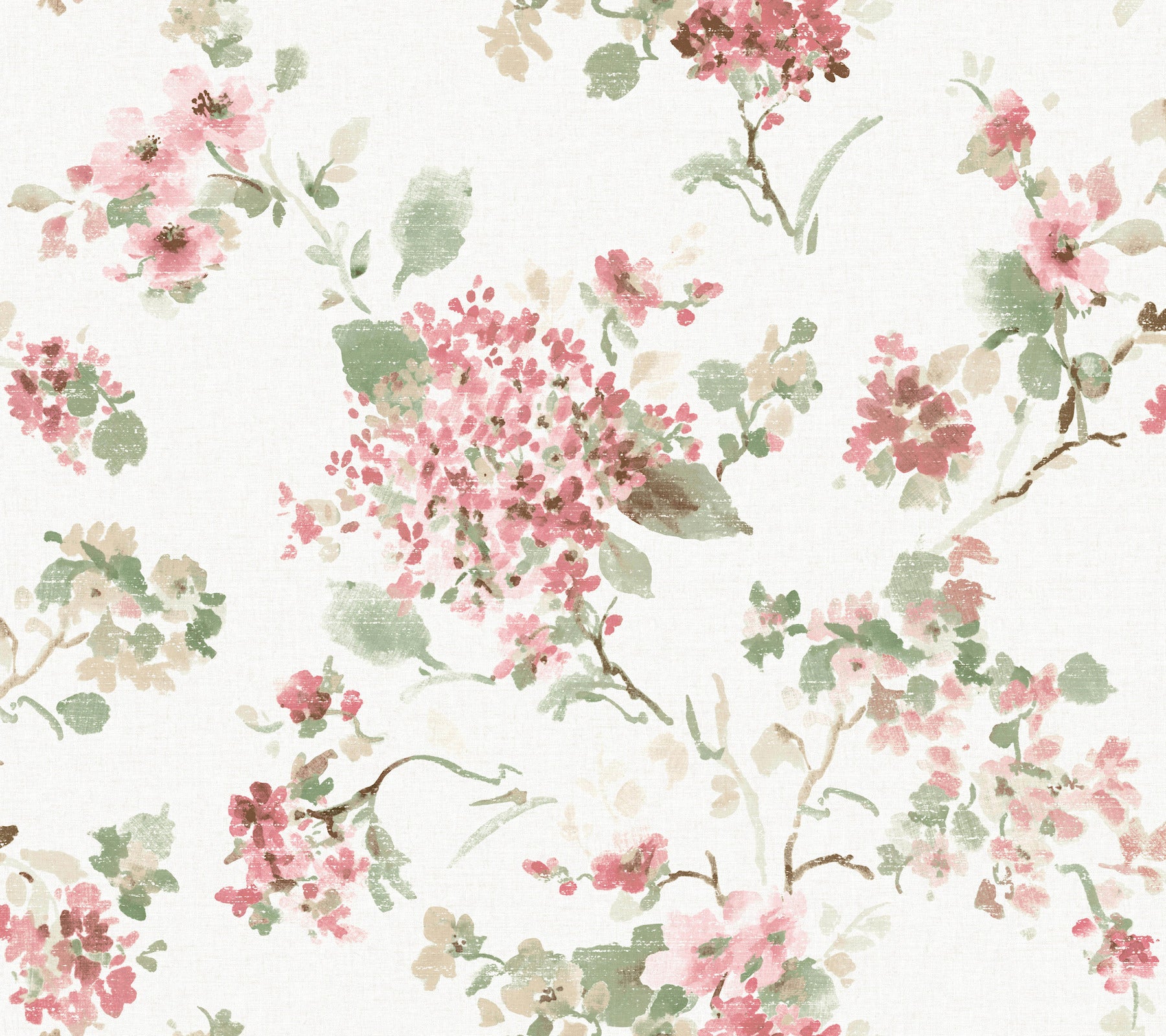Veiled Garden wallpaper in pink color - pattern number LL3231 - by Antonina Vella in the Layered Luxe collection