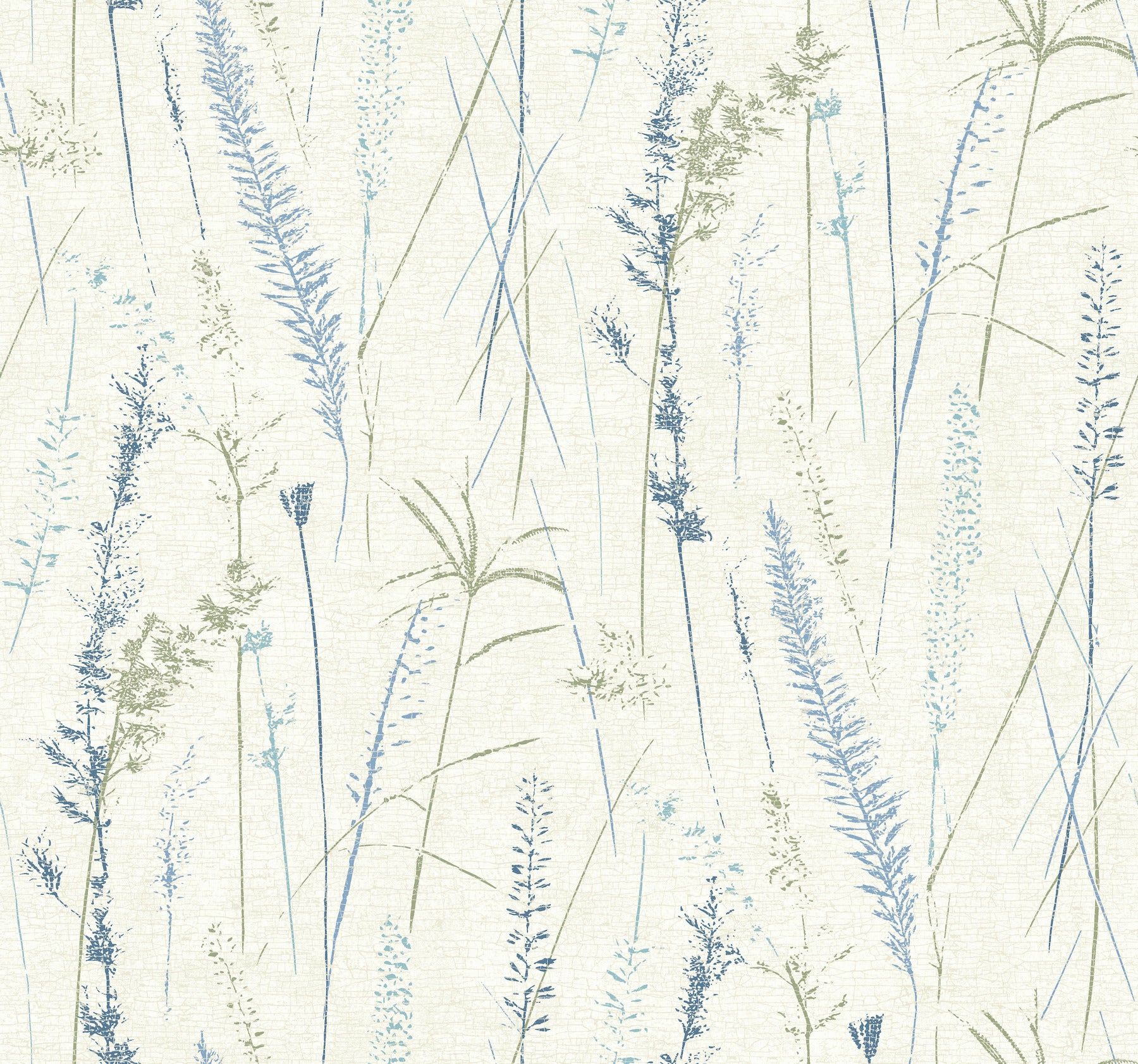 Meadow Splendor fabric in blue color - pattern number LL3242 - by Antonina Vella in the Layered Luxe collection