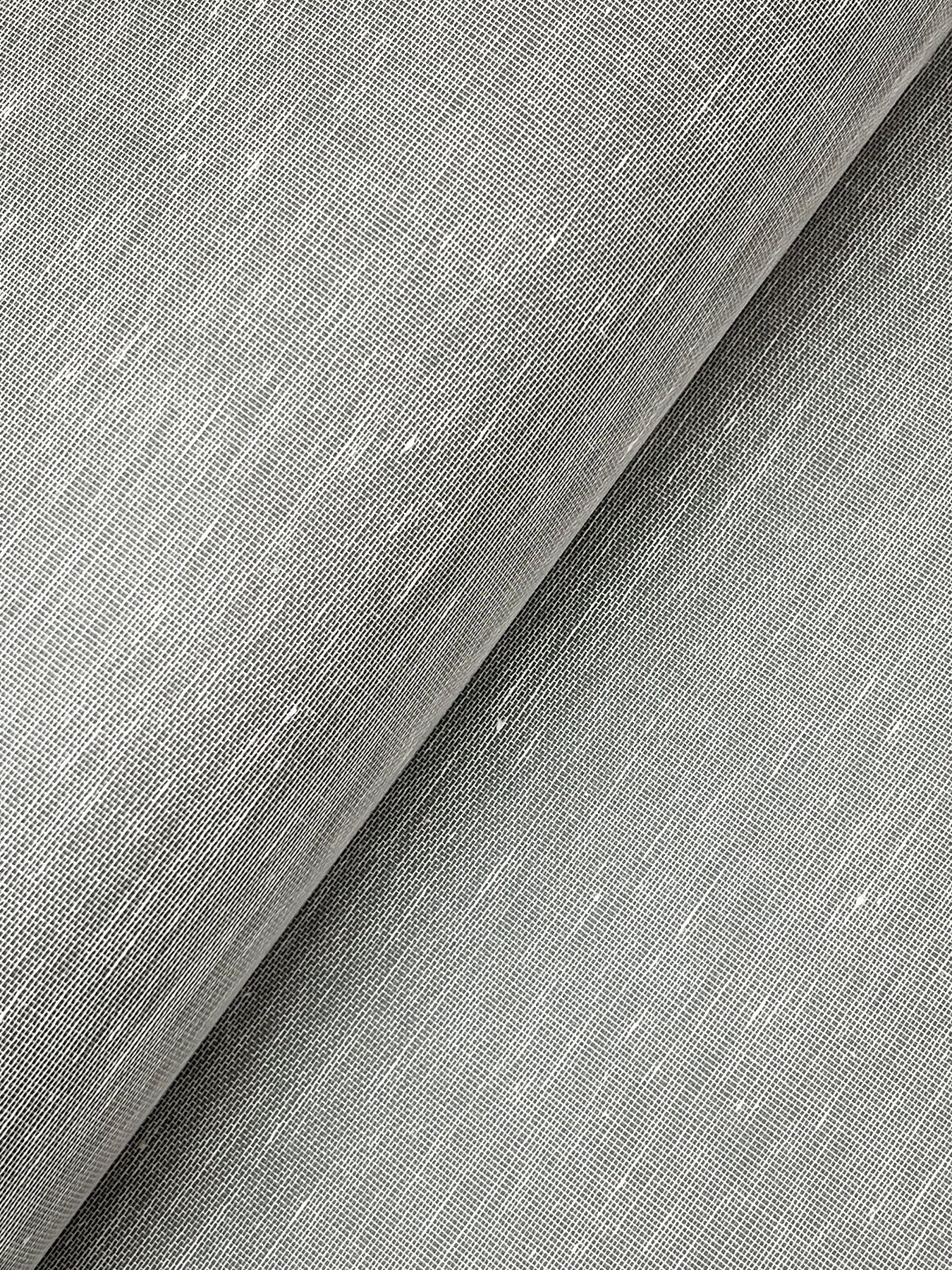 Hempfield Weave wallpaper in charcoal color - pattern number LL4353 - by Antonina Vella in the Layered Luxe collection