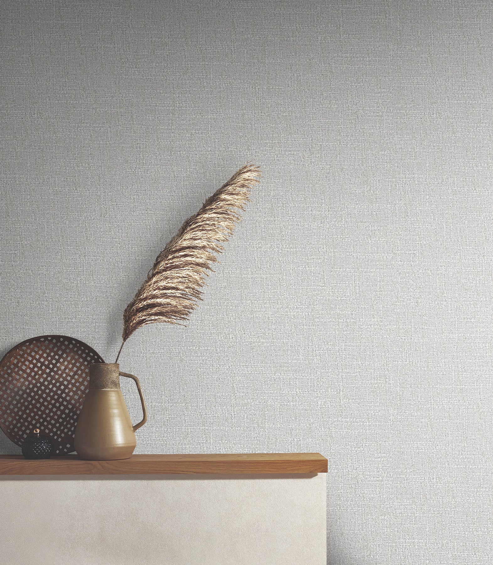 Highland Tweed wallpaper in grey color - pattern number MA34911 - by Antonina Vella in the Opulent Accents collection