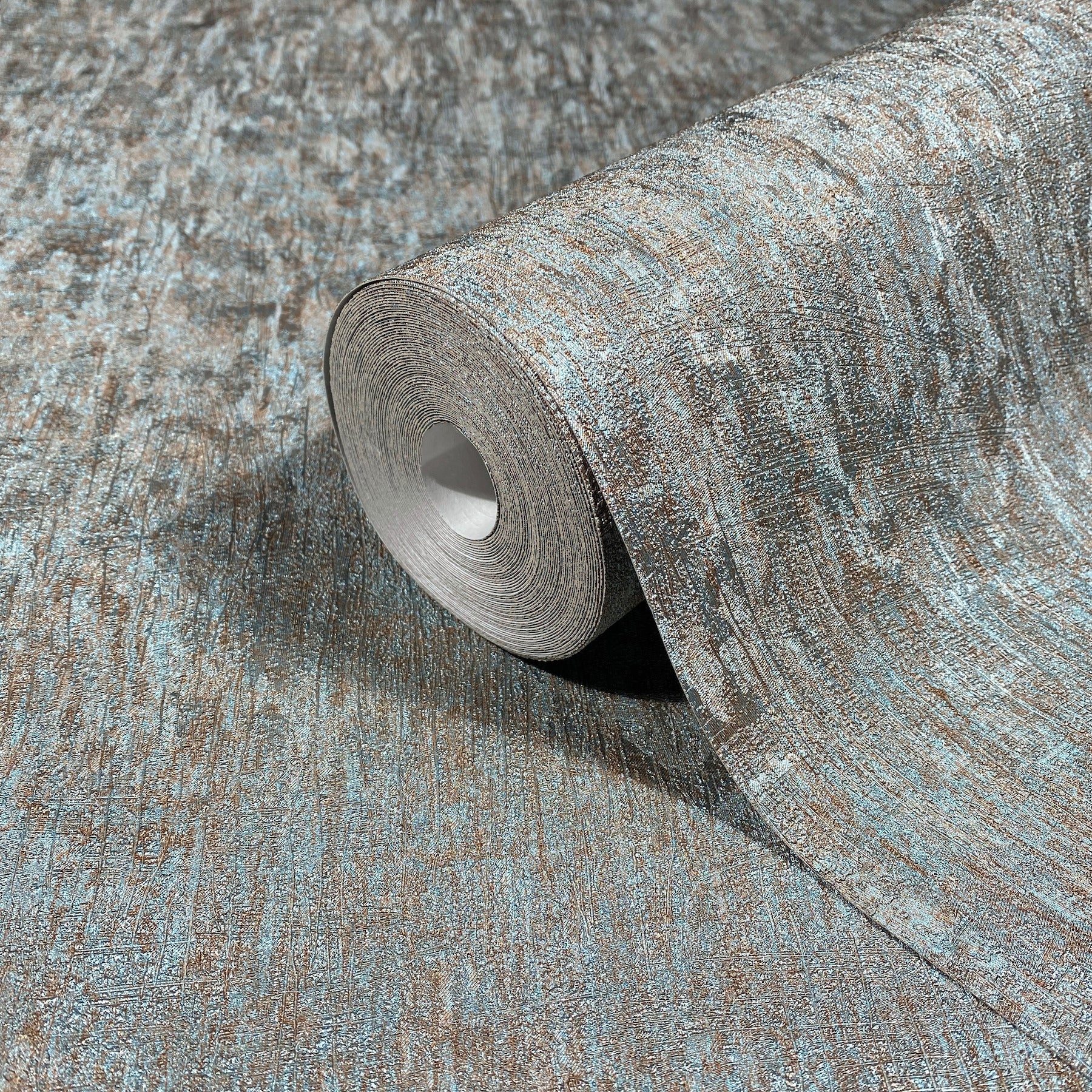 Dustan wallpaper in teal color - pattern number MA35526 - by Antonina Vella in the Opulent Accents collection