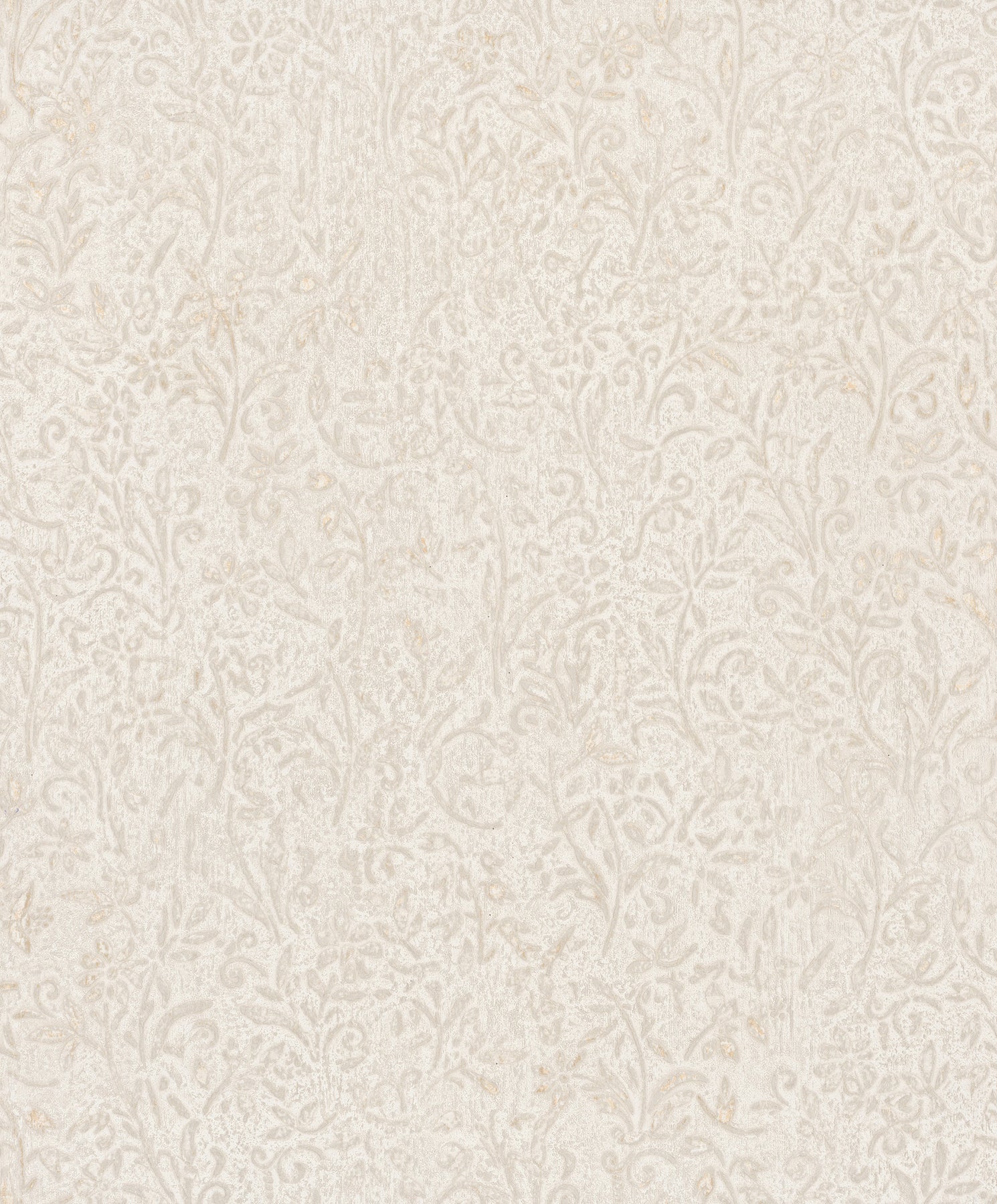Sculpted Floral wallpaper in beige color - pattern number MA35531 - by Antonina Vella in the Opulent Accents collection