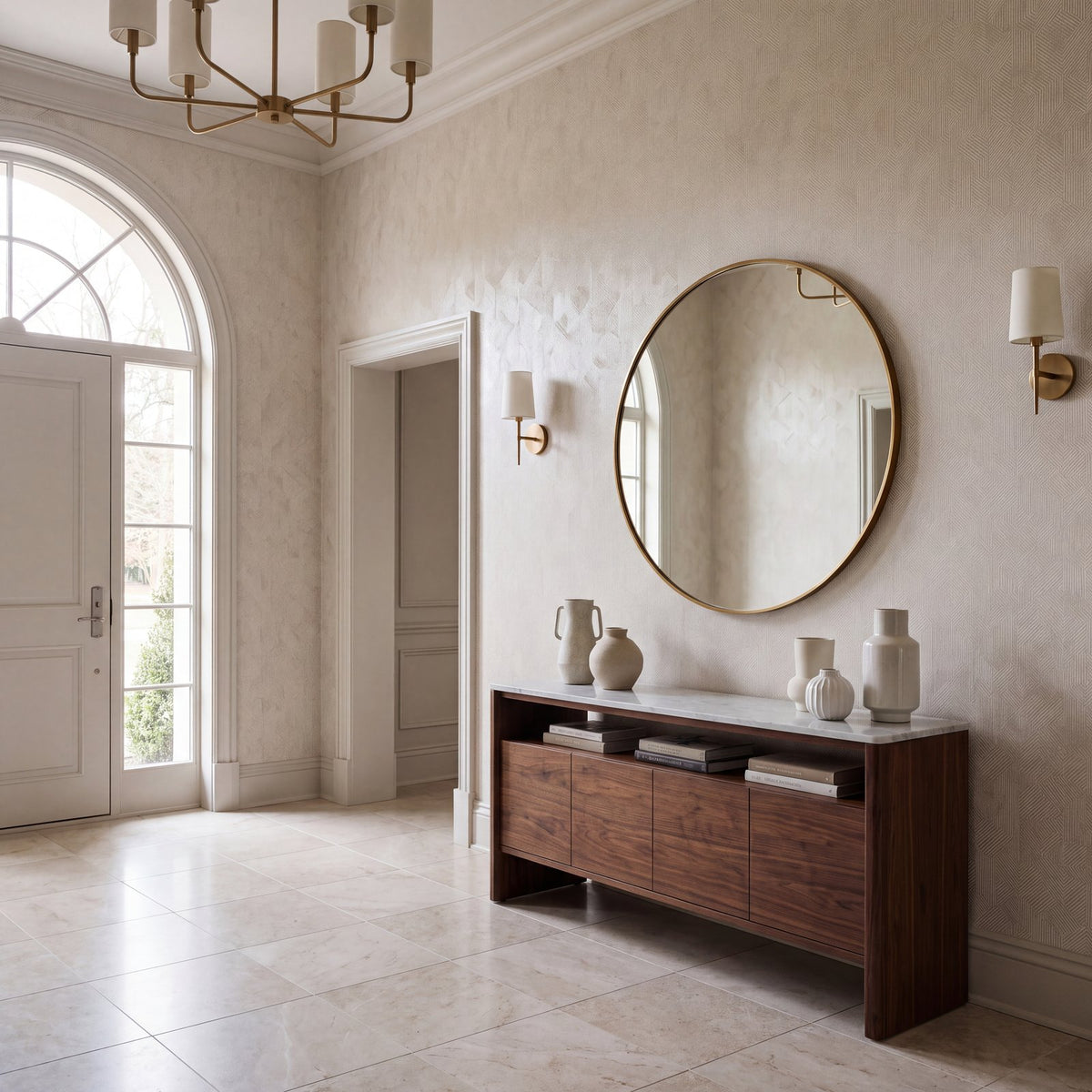 Prism Wallpaper in Beige color - pattern number NT98011 - by Galerie in the New Touch collection