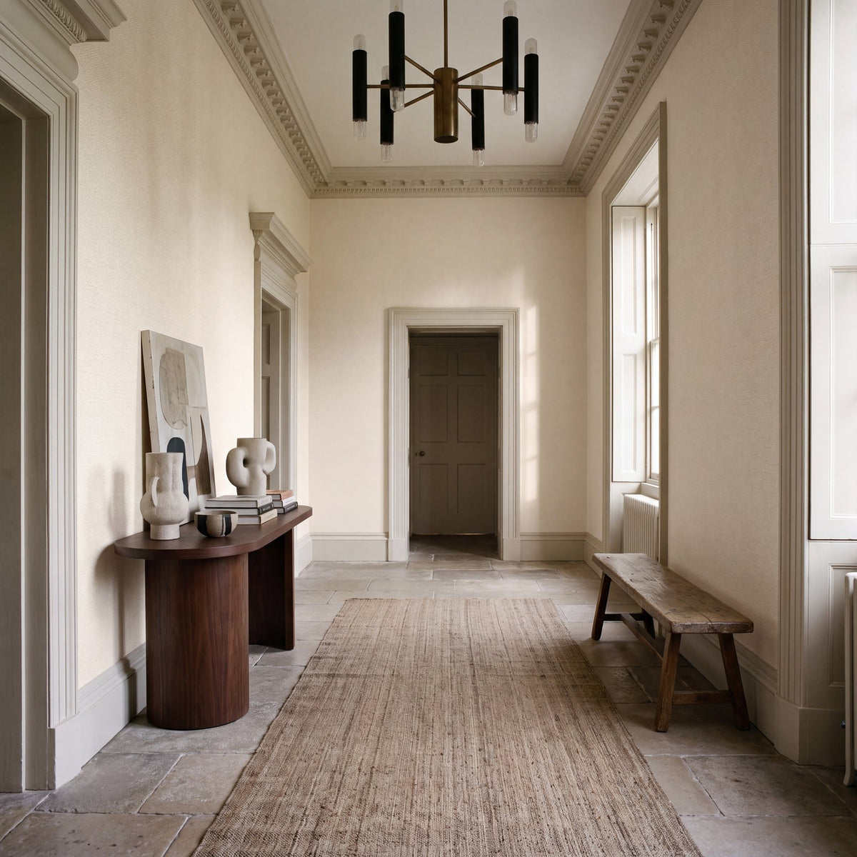 Woven Texture Wallpaper in Beige color - pattern number NT98021 - by Galerie in the New Touch collection