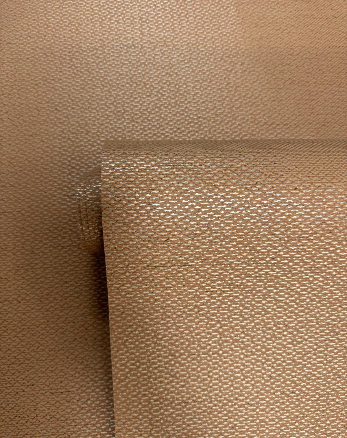 Woven Texture Wallpaper in Orange color - pattern number NT98024 - by Galerie in the New Touch collection
