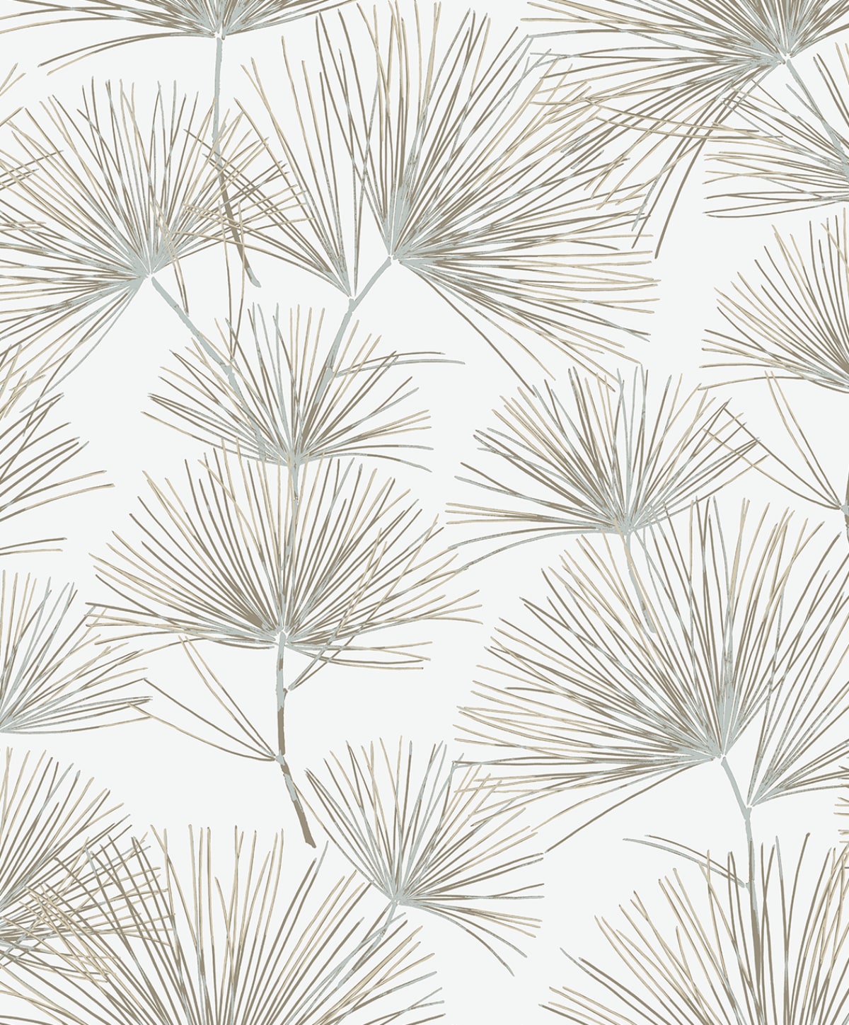 Pine Needles Peel and Stick wallpaper in cliffside color - pattern number NW52107 - by NextWall in the Peel and Stick Wallpaper by Nextwall collection
