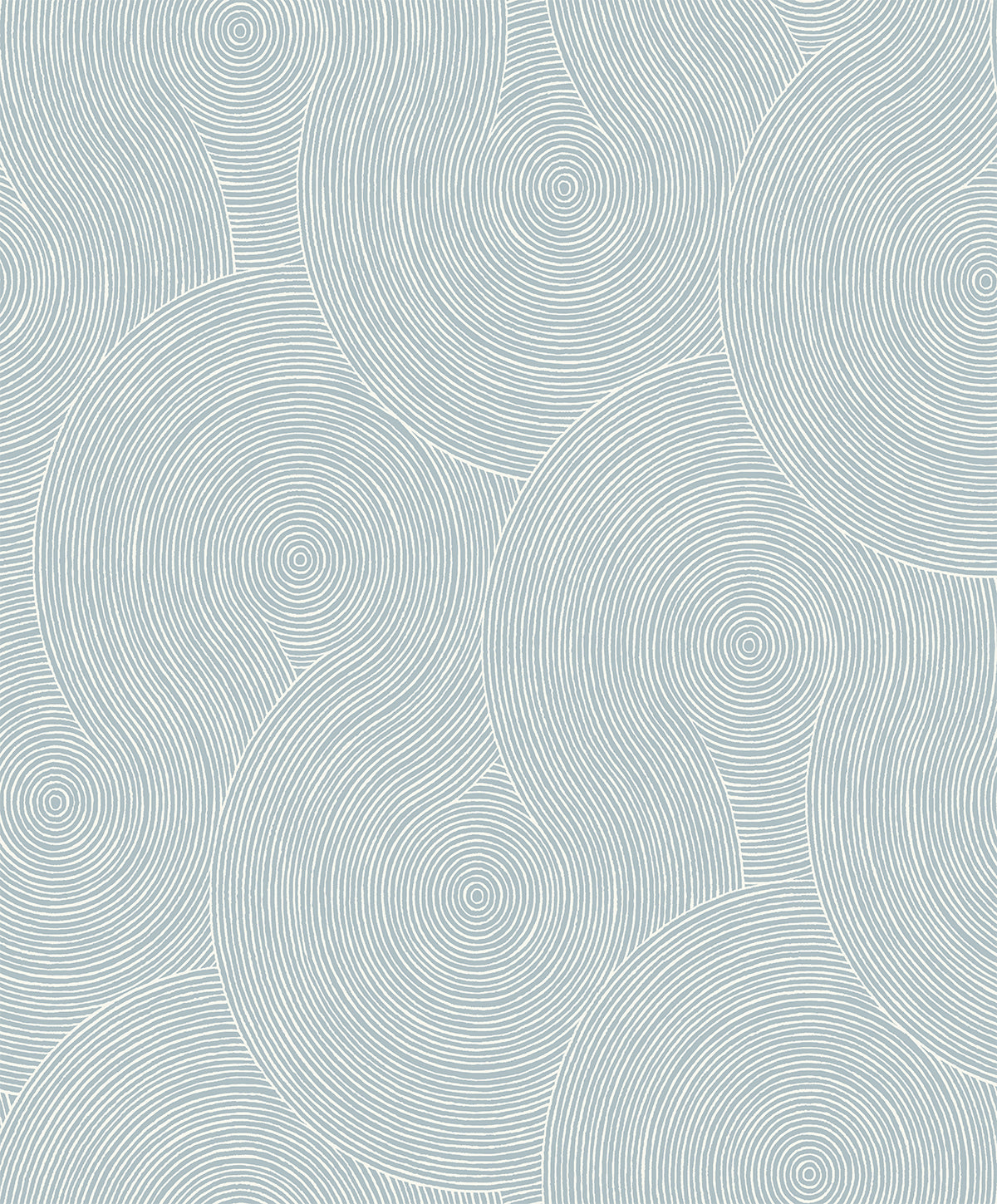 Swirl Geo Peel and Stick wallpaper in light blue color - pattern number NW56702 - by NextWall in the Peel and Stick Wallpaper by Nextwall collection
