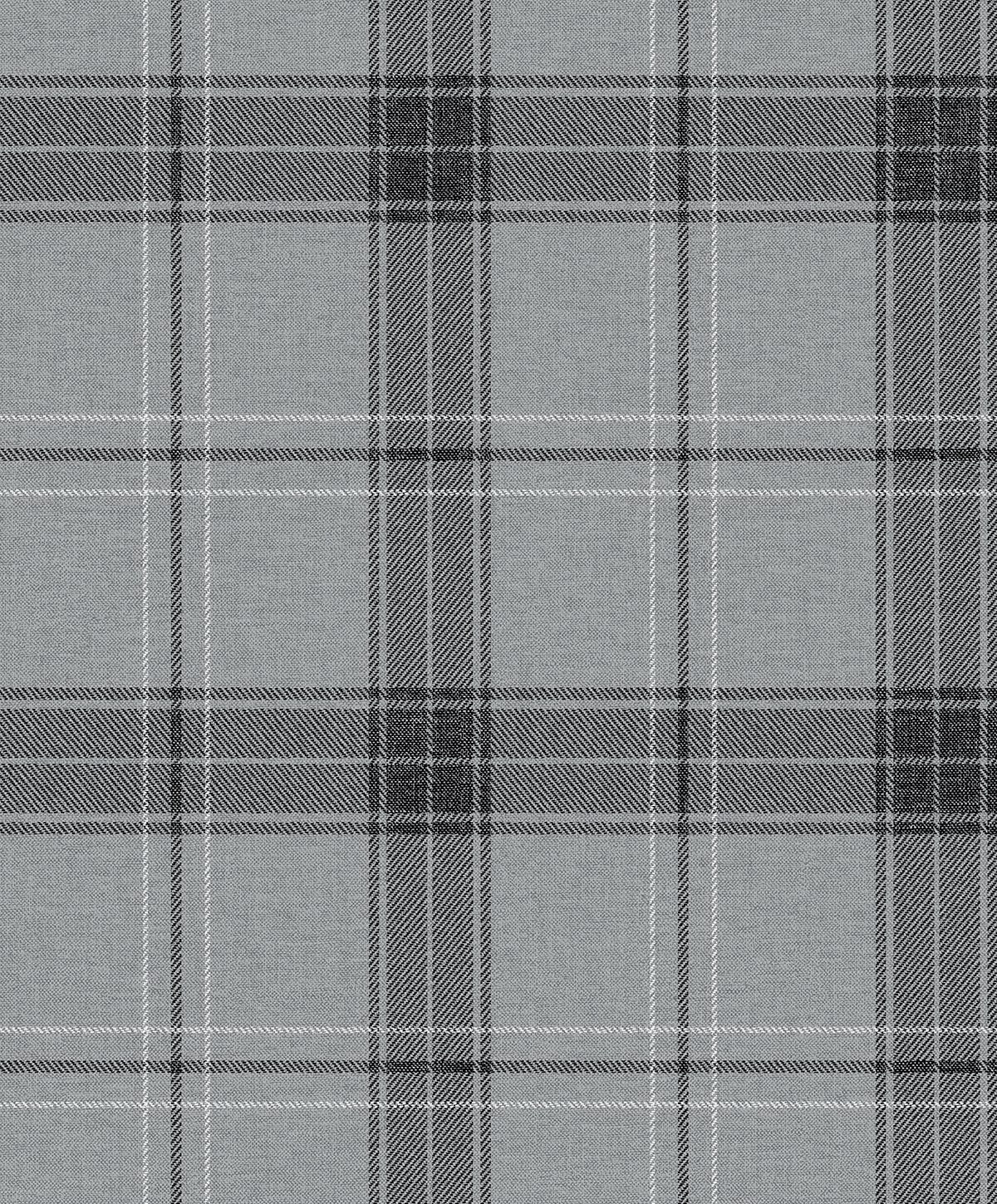 Manorvale Plaid Peel and Stick wallpaper in greyscale color - pattern number NW58010 - by NextWall in the Peel and Stick Wallpaper by Nextwall collection