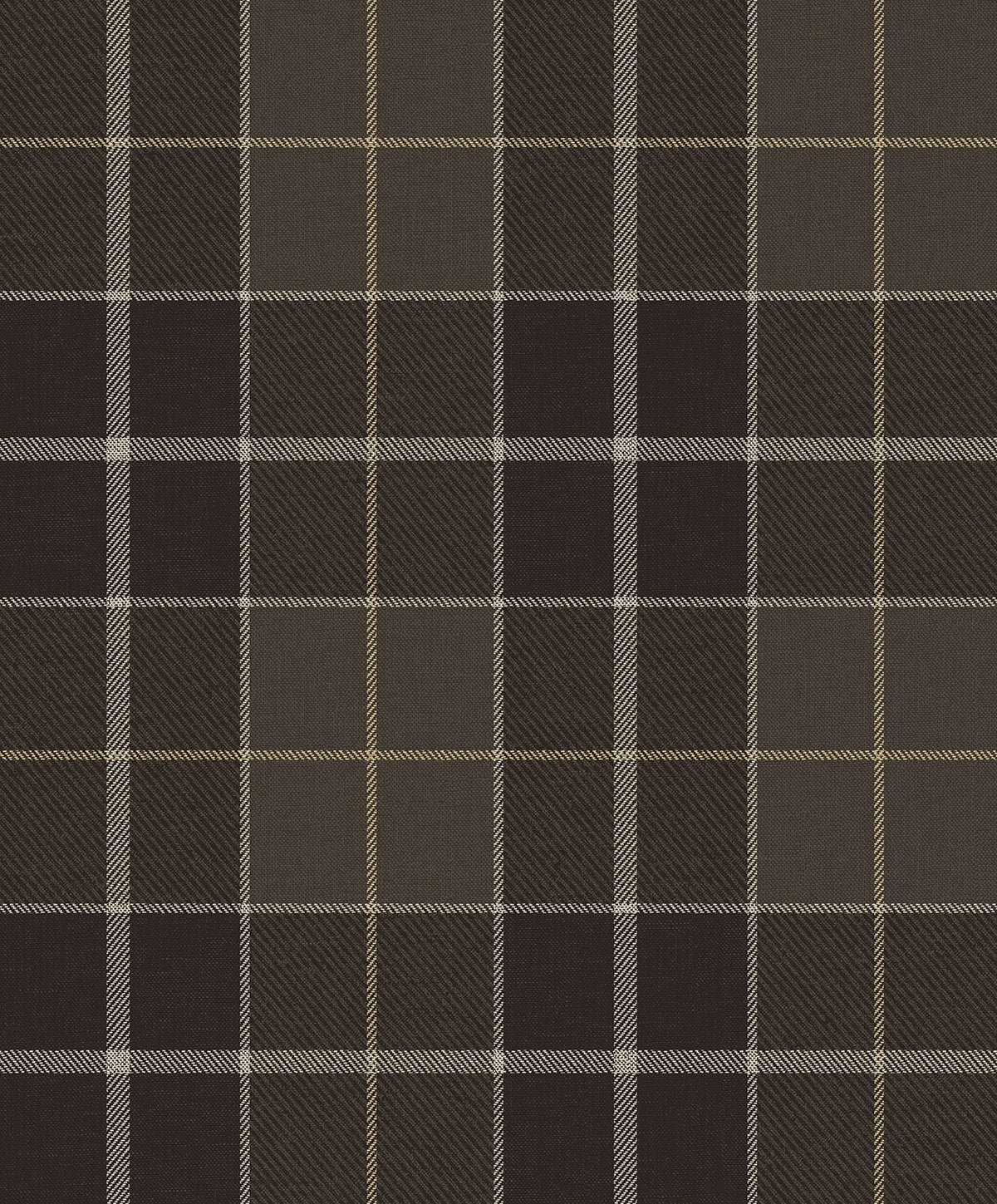 Altarinda Plaid Peel and Stick wallpaper in coffee color - pattern number NW58106 - by NextWall in the Peel and Stick Wallpaper by Nextwall collection