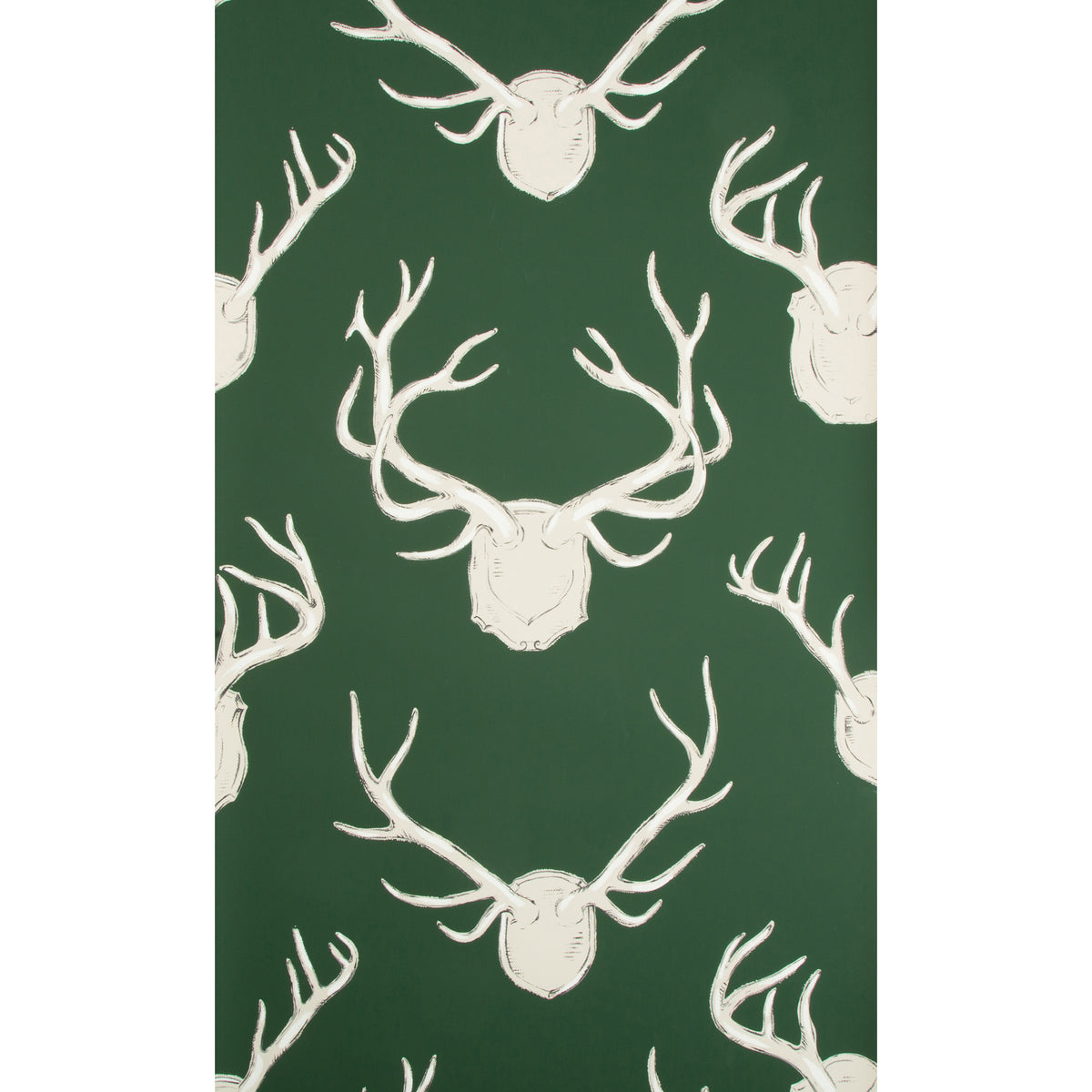 Antlers Wallpaper in Hunter color - pattern number P2017102.3.0 - by Lee Jofa in the Lodge II collection