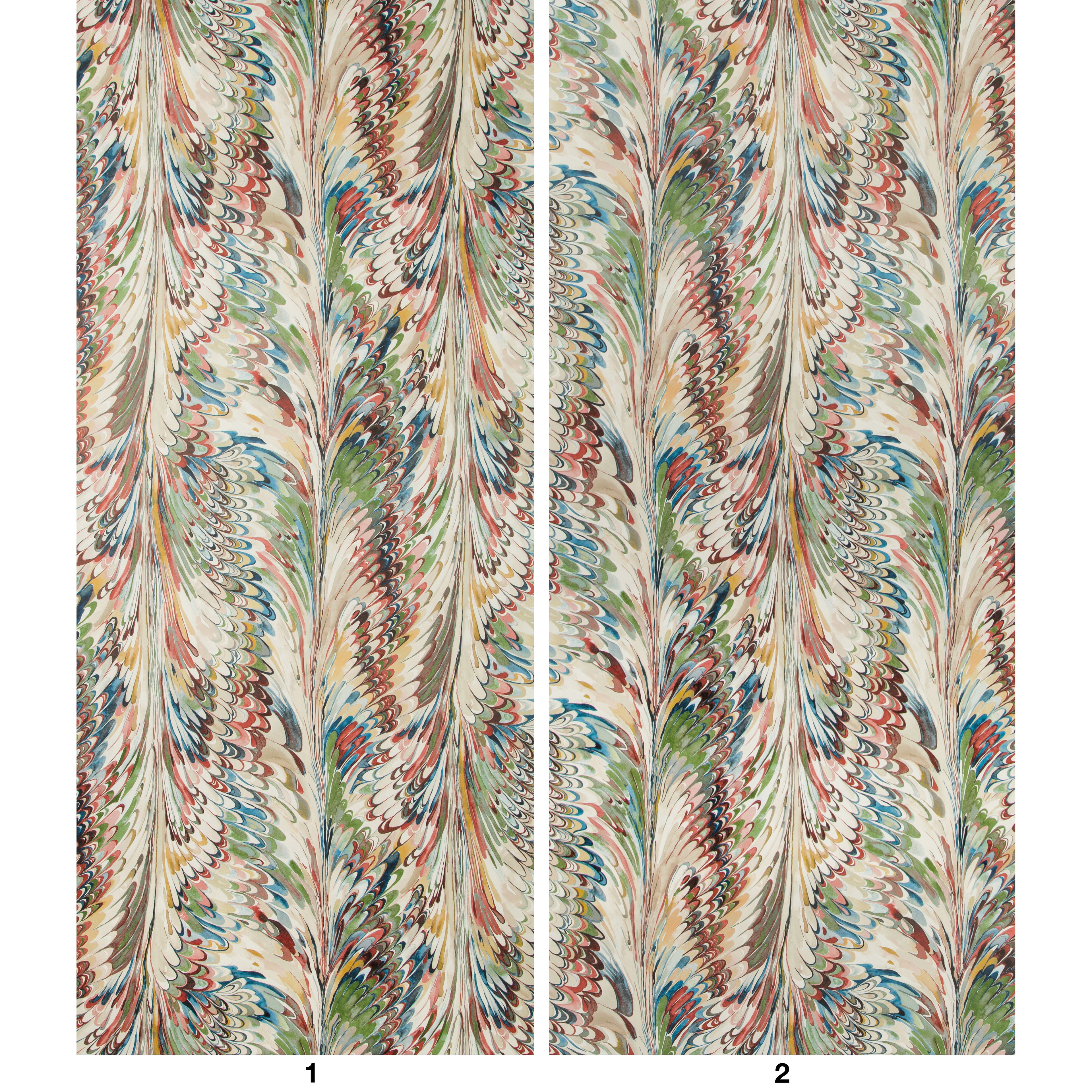 Taplow 2 Panel Mural in Spice/Leaf color - pattern number P2019103.139.0 - by Lee Jofa in the Manor House collection