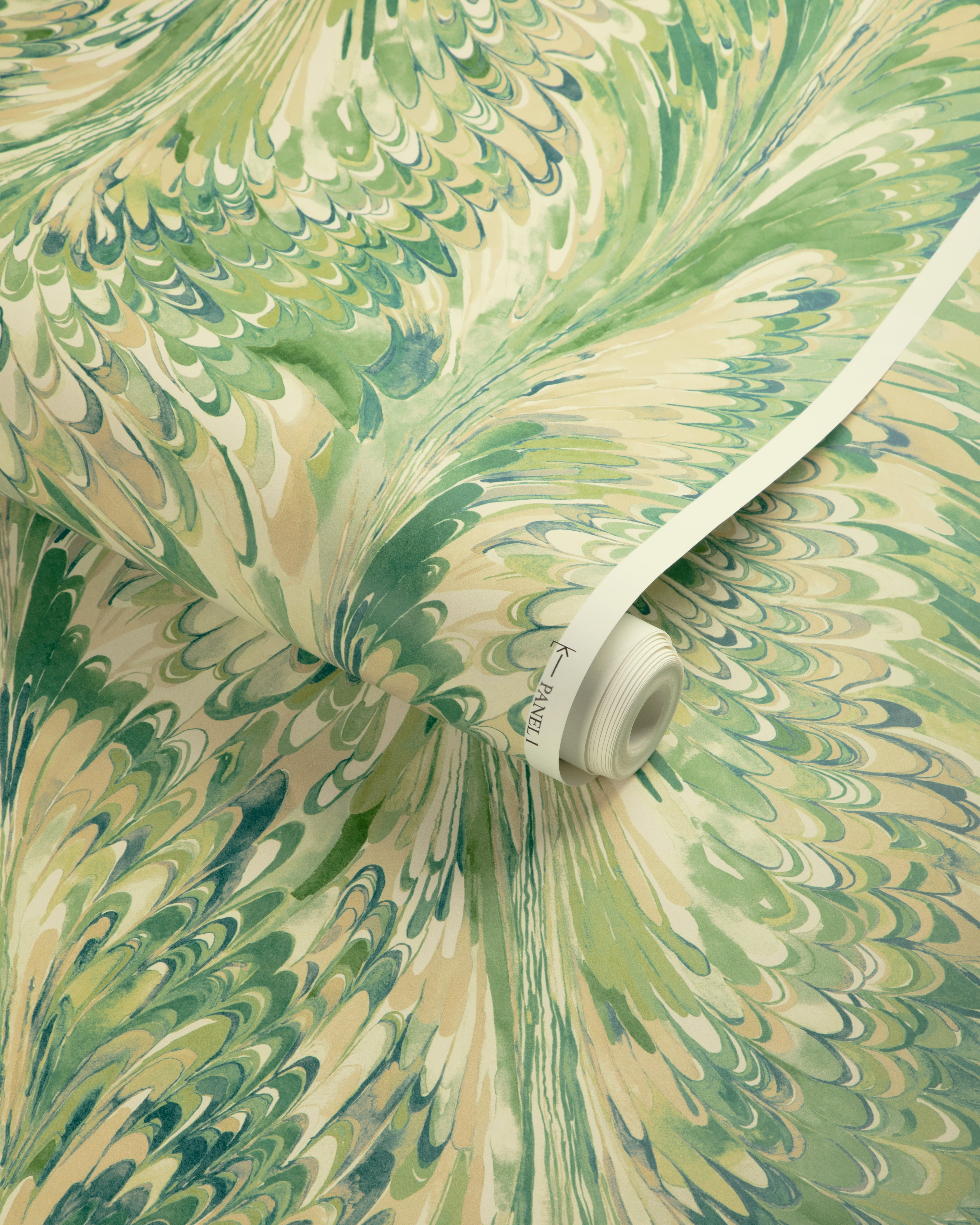 Taplow Paper 2 Panel Mural in jade/leaf color - pattern number P2019103.33.0 - by Lee Jofa in the Garden Walk collection
