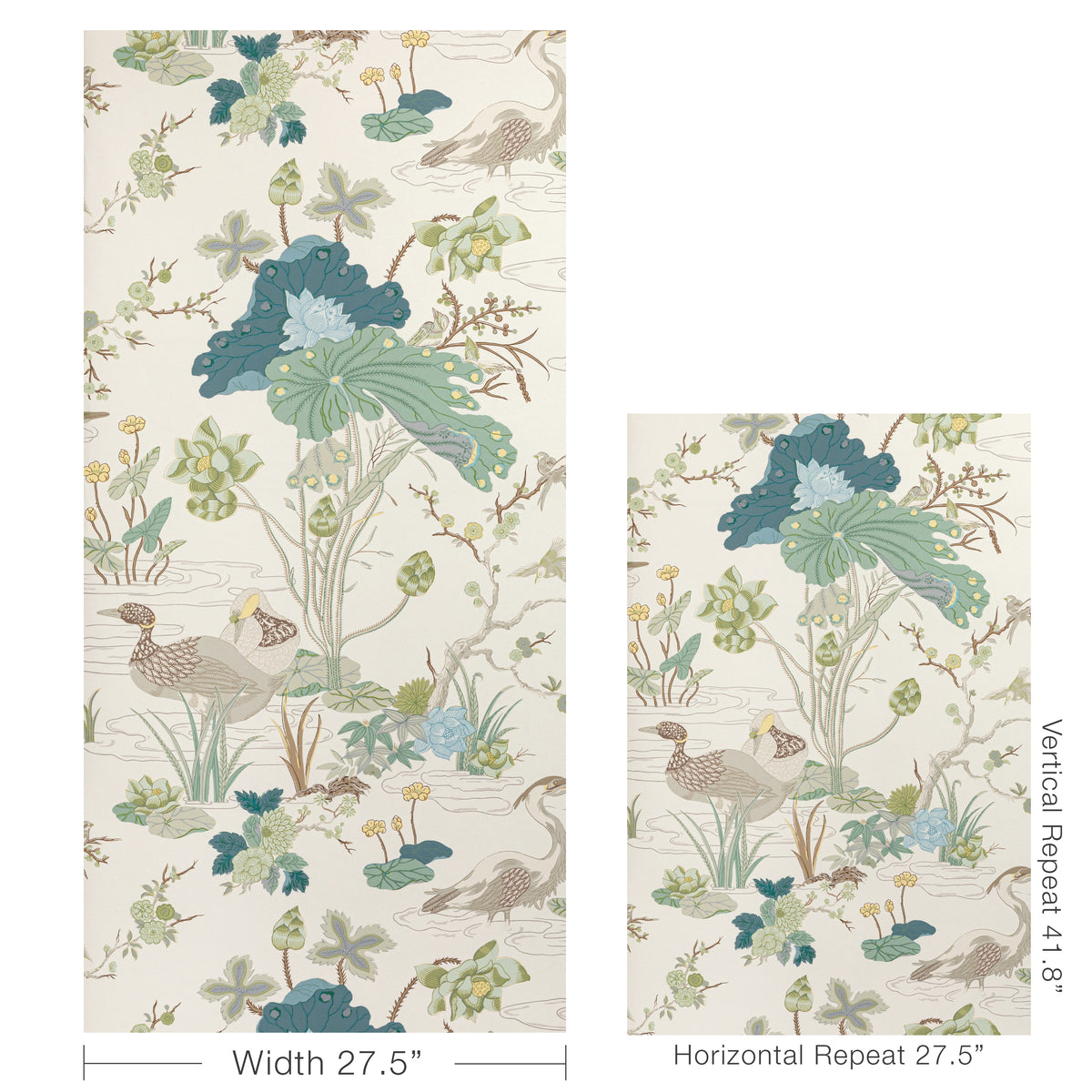 Luzon Wallpaper in Jade color - pattern number P2020105.1323.0 - by Lee Jofa in the Mindoro collection