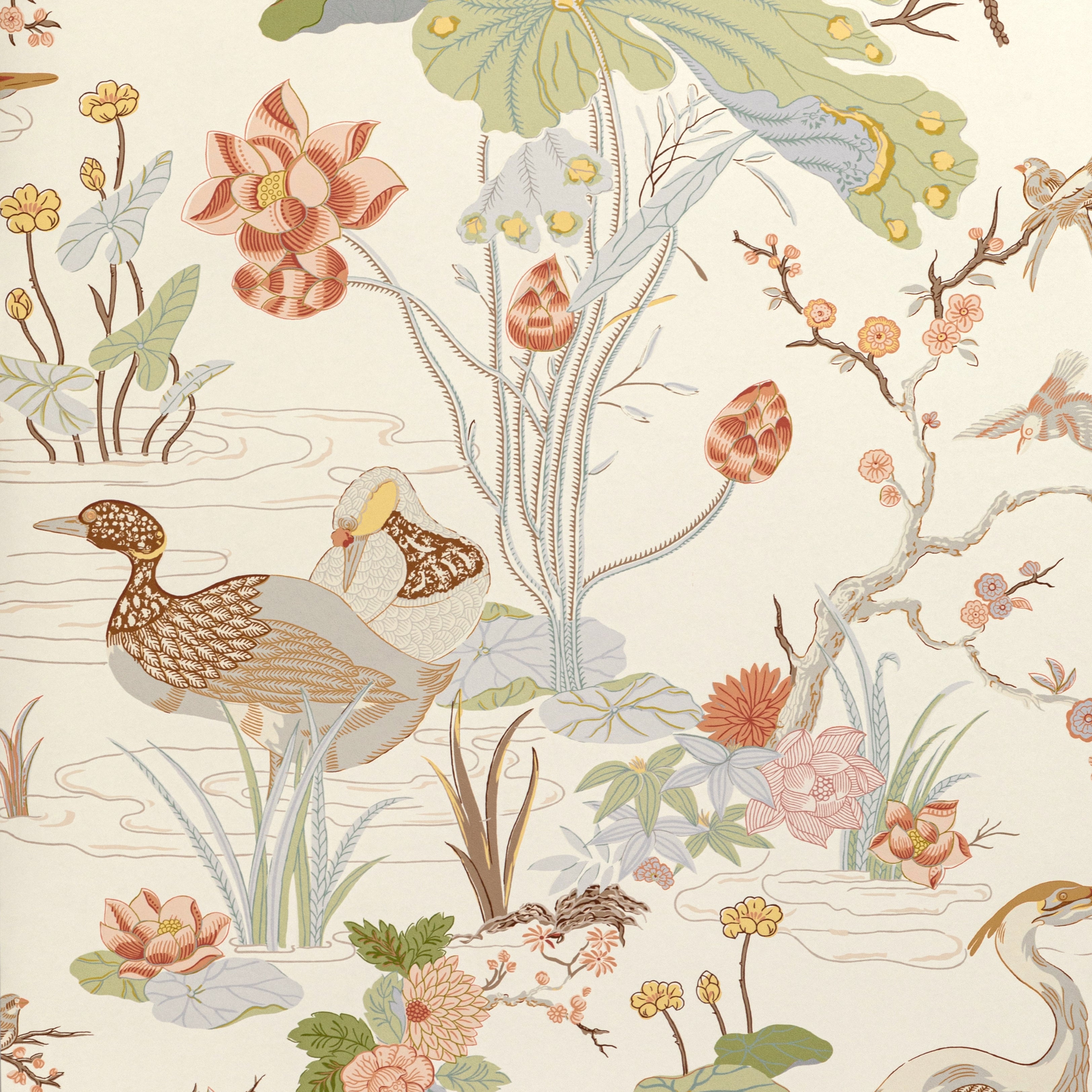 Luzon Wallpaper in Apricot color - pattern number P2020105.223.0 - by Lee Jofa in the Mindoro collection