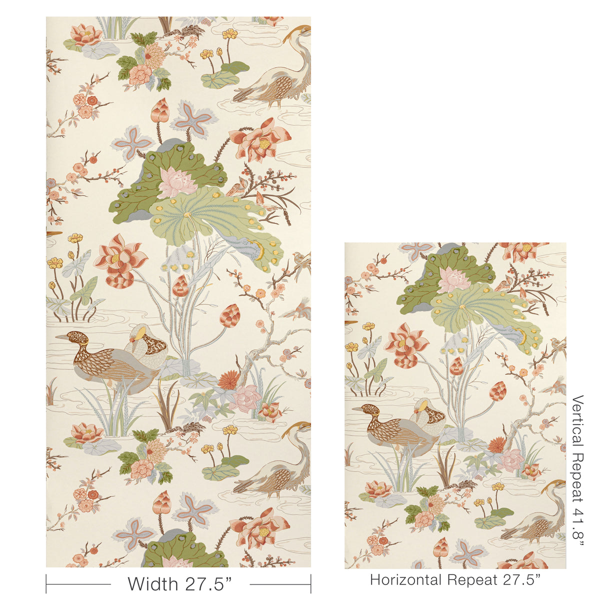 Luzon Wallpaper in Apricot color - pattern number P2020105.223.0 - by Lee Jofa in the Mindoro collection
