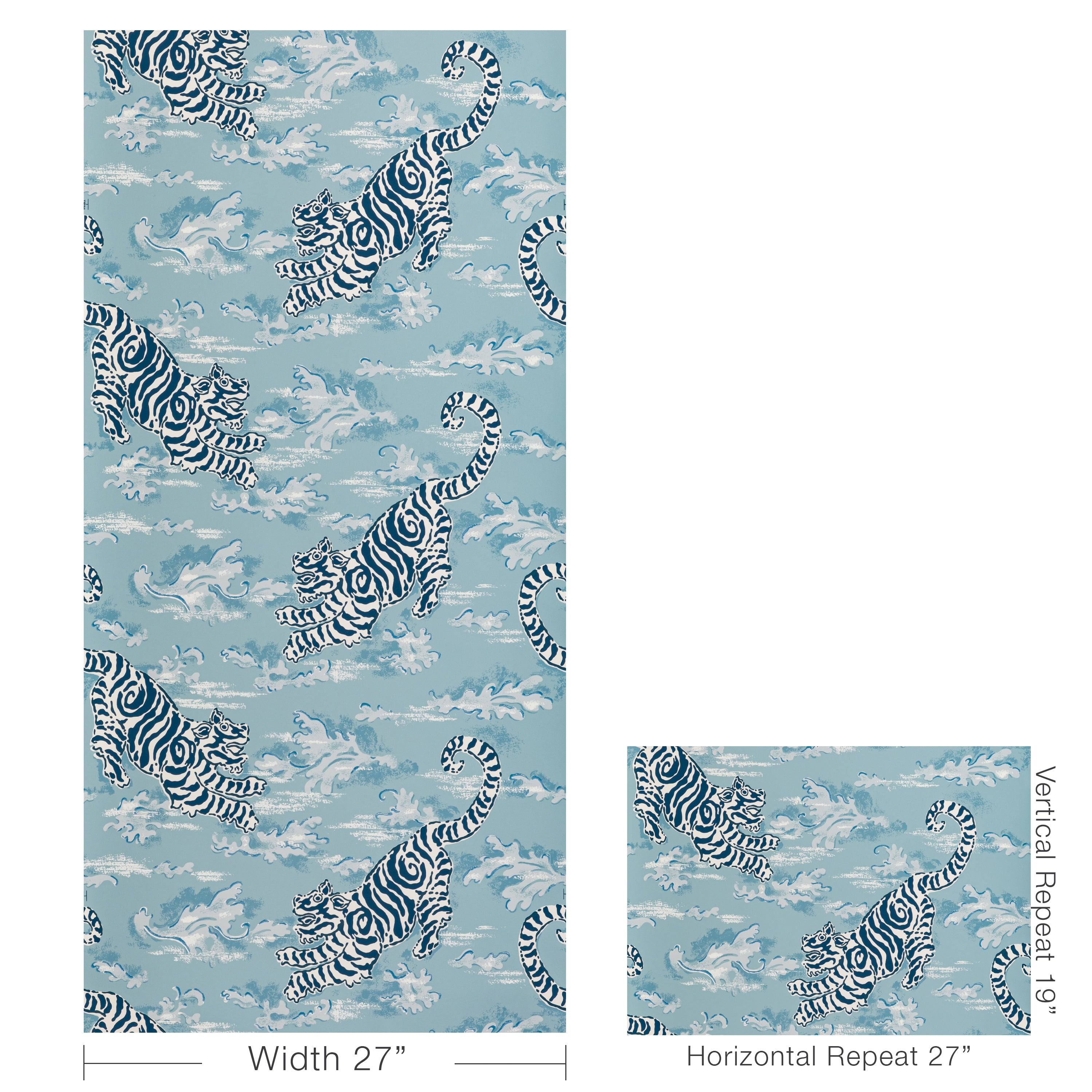 Bongol Wallpaper in Sky color - pattern number P2020107.150.0 - by Lee Jofa in the Mindoro collection