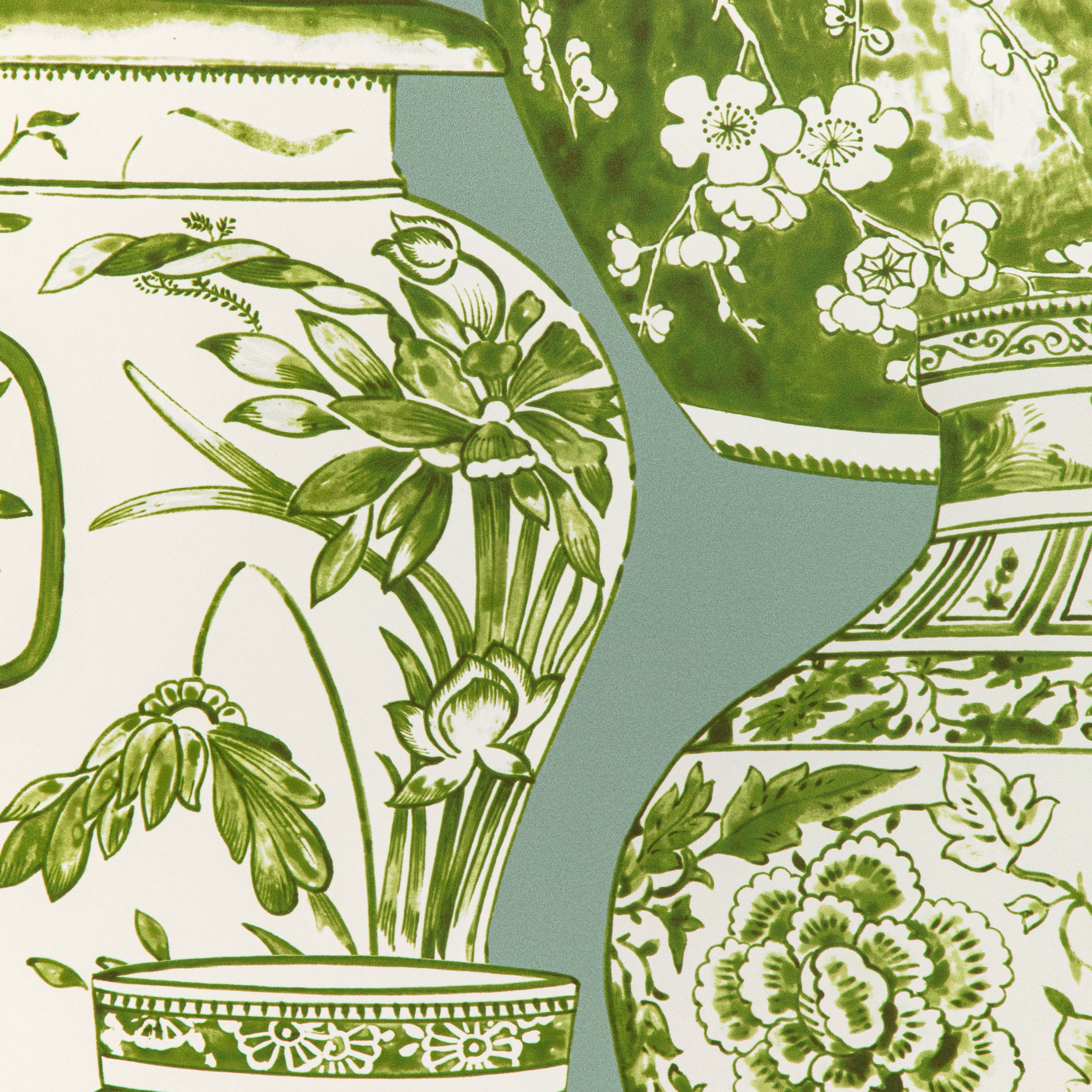 Pandan Wallpaper in Mist/Jade color - pattern number P2020108.2313.0 - by Lee Jofa in the Mindoro collection