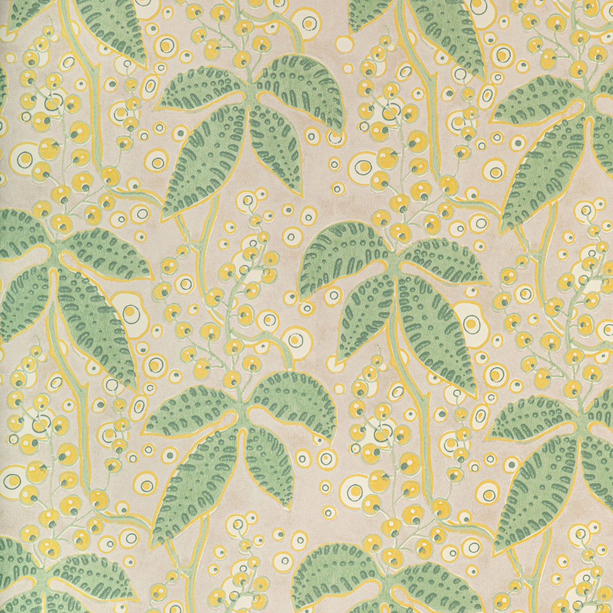 Putnam Wallpaper in Celery/Yellow color - pattern number P2022105.314.0 - by Lee Jofa in the Bunny Williams Arcadia collection