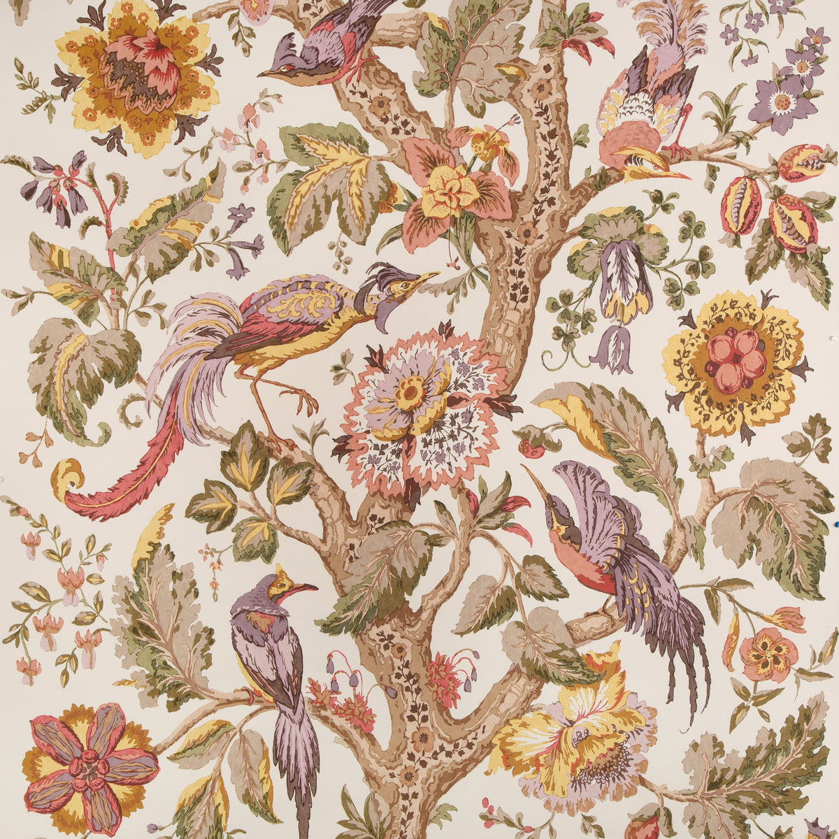Tree Of Life Wallpaper in Golden/Moss color - pattern number P2023114.34.0 - by Lee Jofa in the Lee Jofa 200 collection