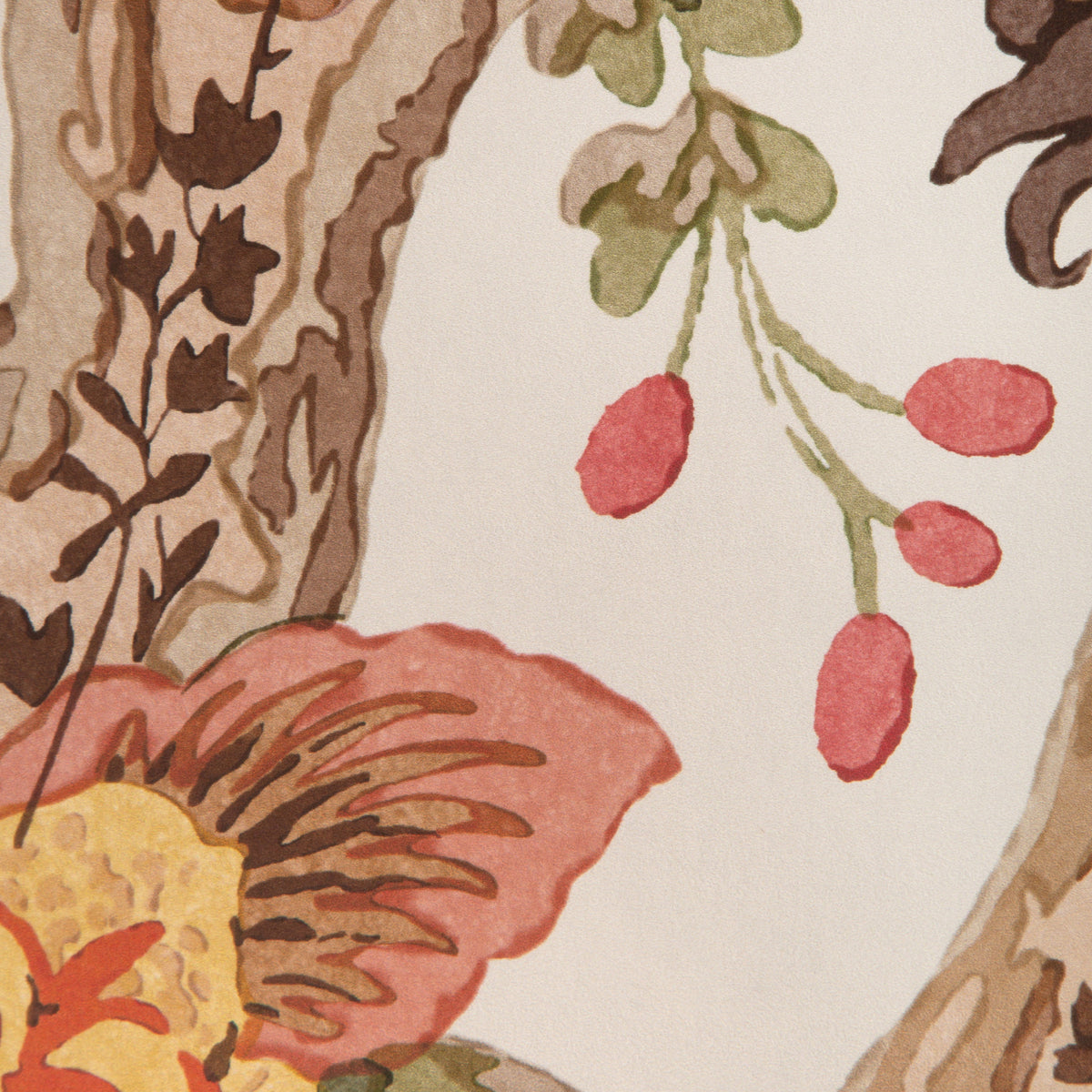 Tree Of Life Wallpaper in Golden/Moss color - pattern number P2023114.34.0 - by Lee Jofa in the Lee Jofa 200 collection
