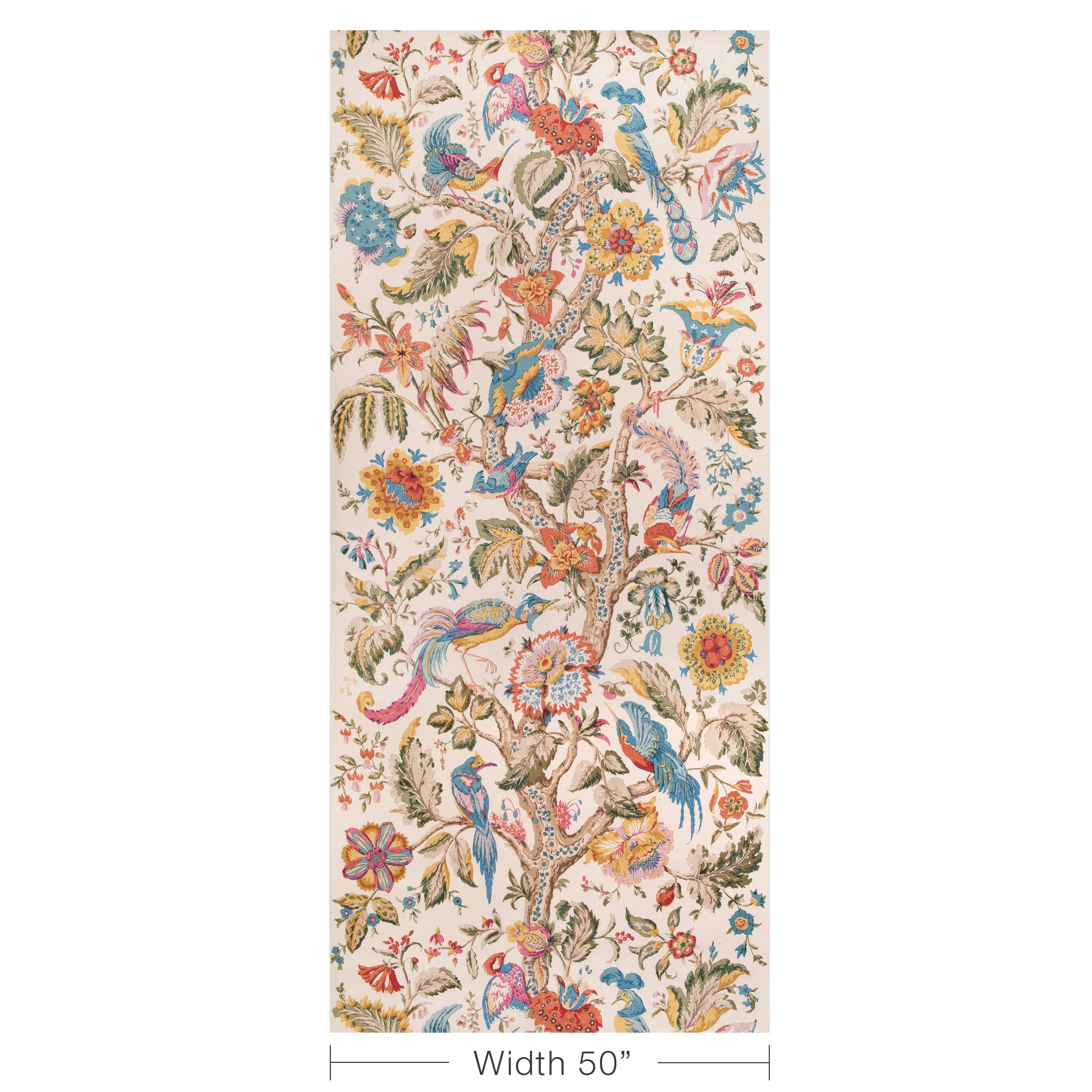 Tree Of Life Wallpaper in Denim/Berry color - pattern number P2023114.519.0 - by Lee Jofa in the Lee Jofa 200 collection