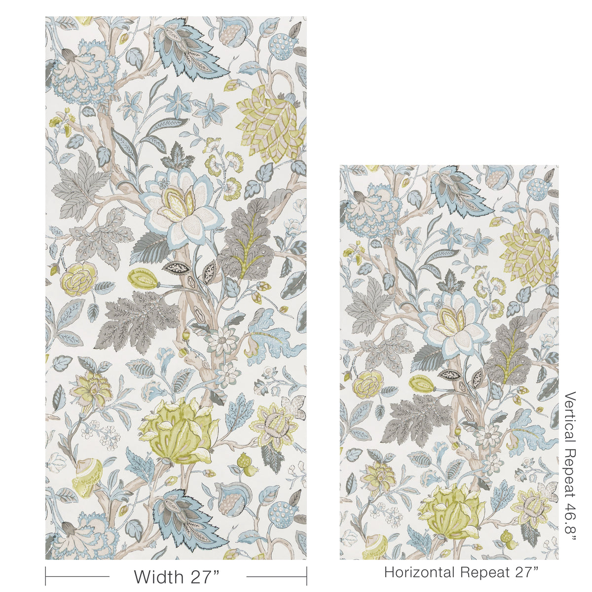 Hazelwood Wallpaper in Mineral color - pattern number P2023119.1523.0 - by Lee Jofa in the Whitley Hall collection