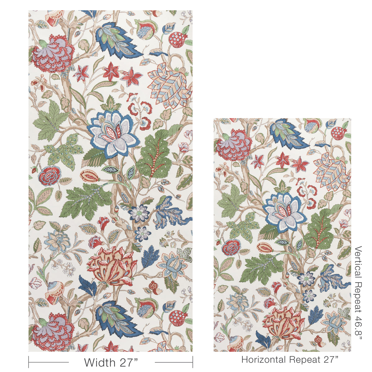 Hazelwood Wallpaper in Multi color - pattern number P2023119.319.0 - by Lee Jofa in the Whitley Hall collection